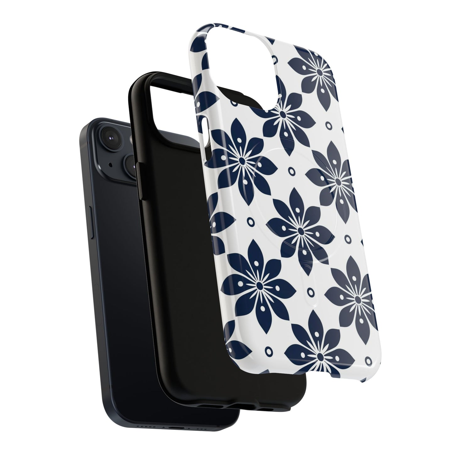 Azure Lattice Tough Magnetic Case