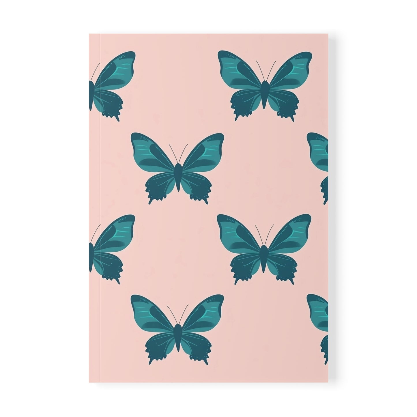 Fly Away Butterfly Design A5 Softcover Notebook, Journal