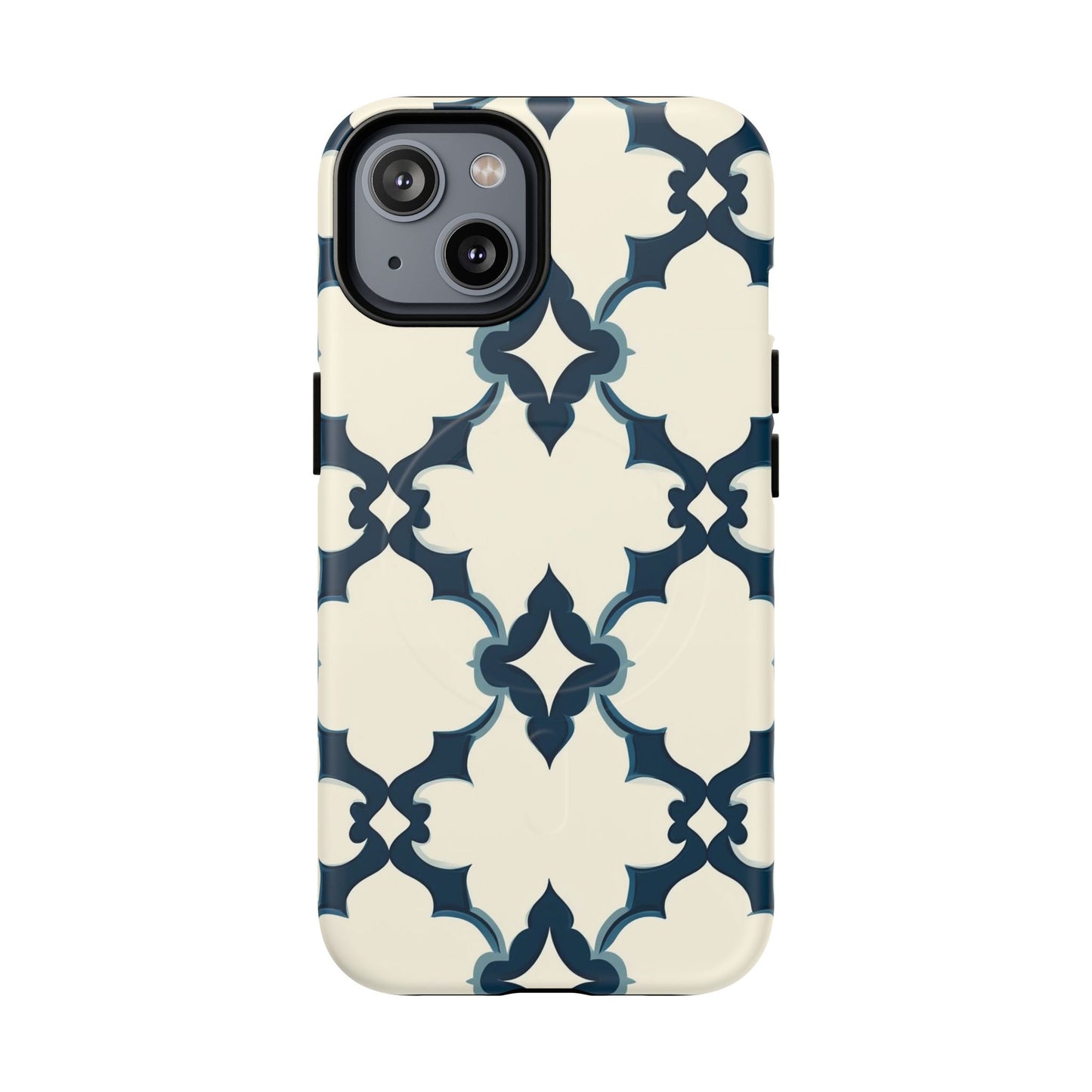Midnight Quatrefoil Tough Magnetic Case