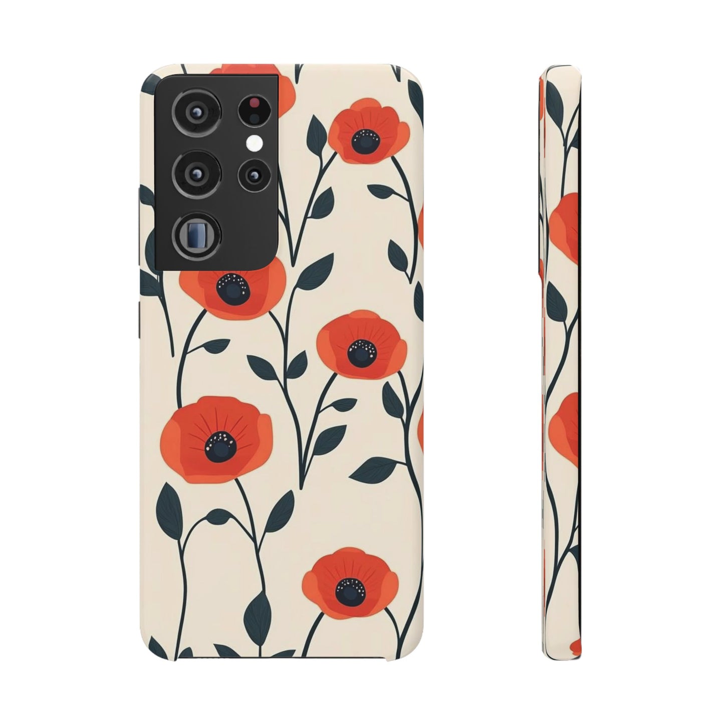 Poppy Fields Phone Snap Case