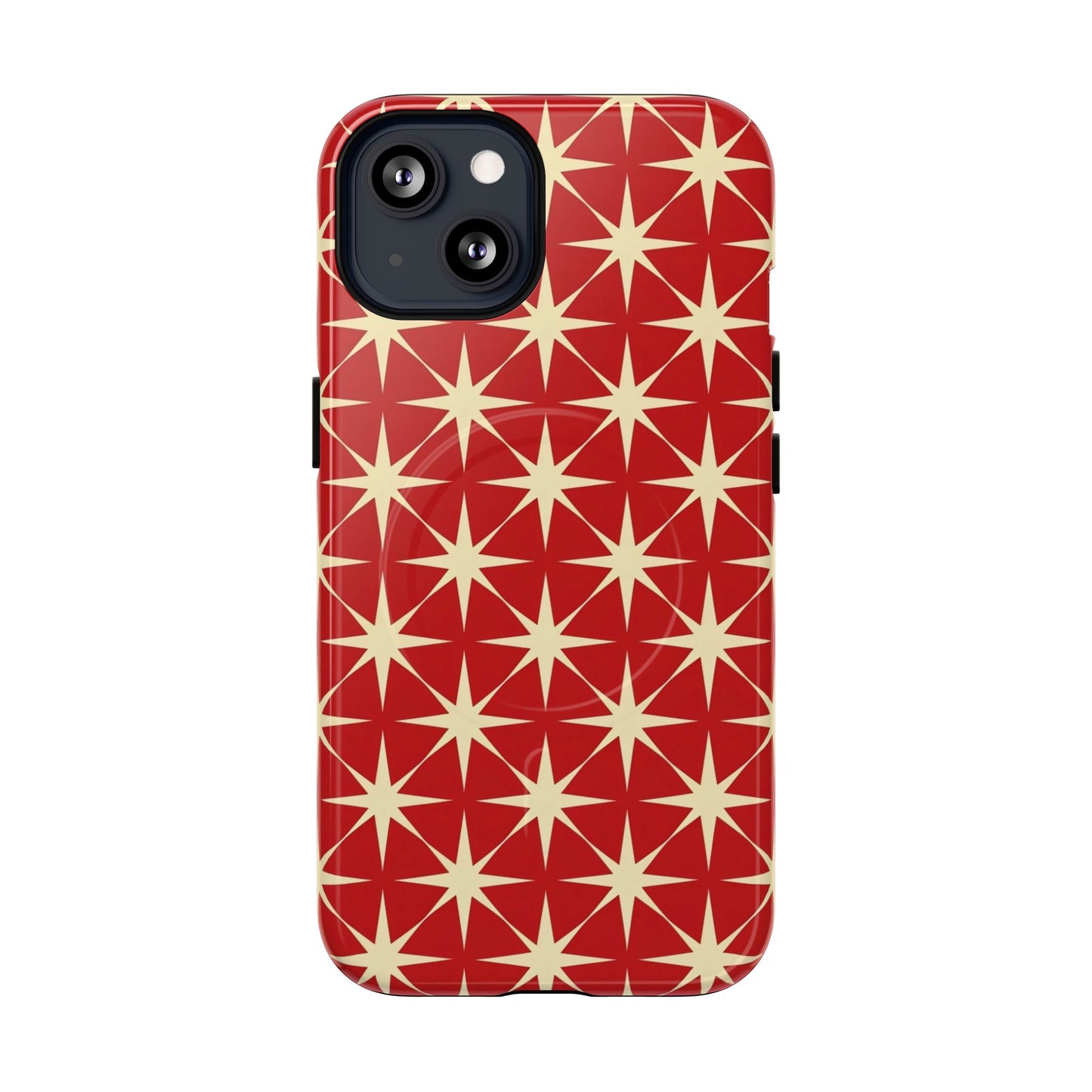 Crimson Star Tough Magnetic Phone Case