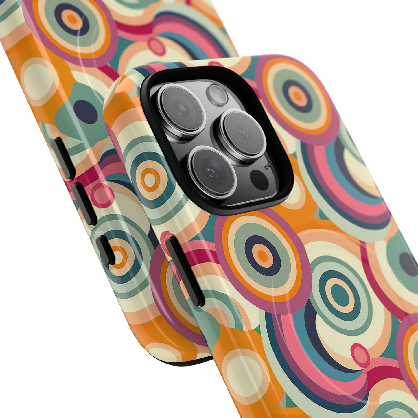 Retro Ripple Tough Magnetic Phone Case