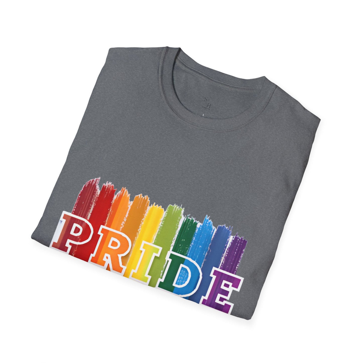 Pride Rainbow Stripes & Fingerprint T-Shirt