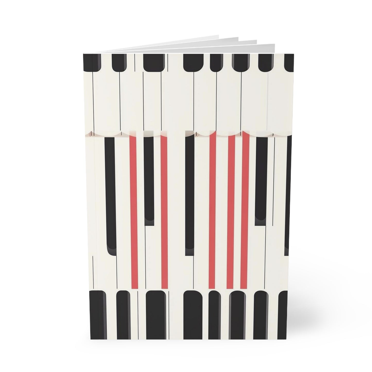 Treble Track - Piano Keys Softcover Notebook, A5