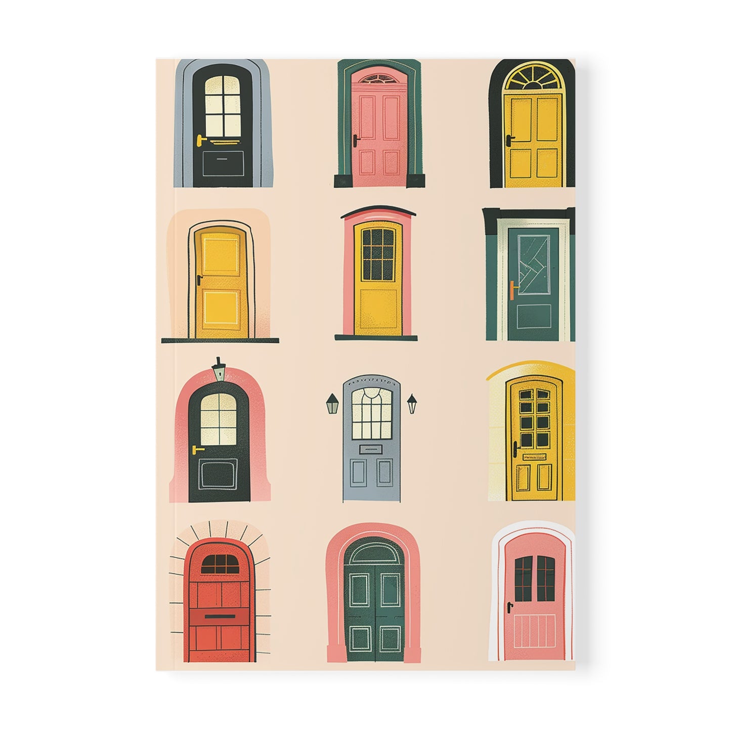 Knock Knock Doors A5 Notebook