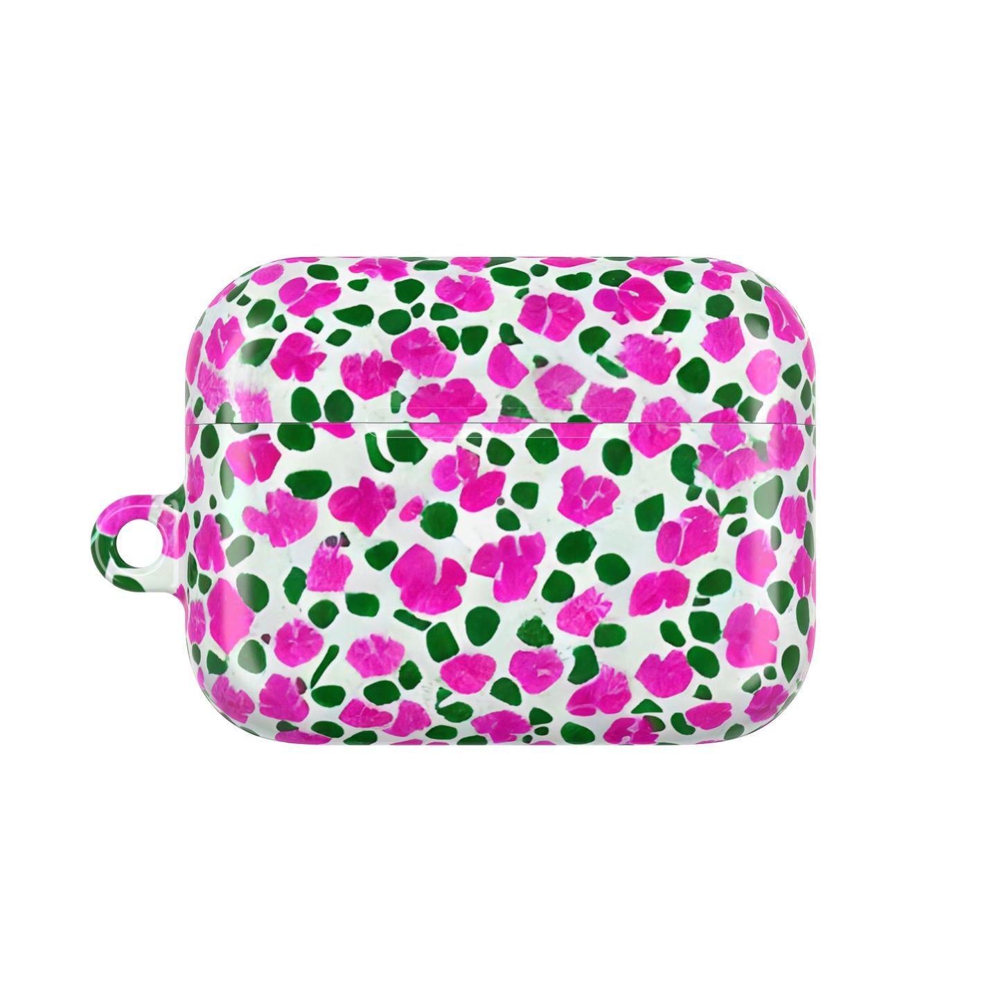 Petal Riot - Fuschia & Green Abstract AirPod Case