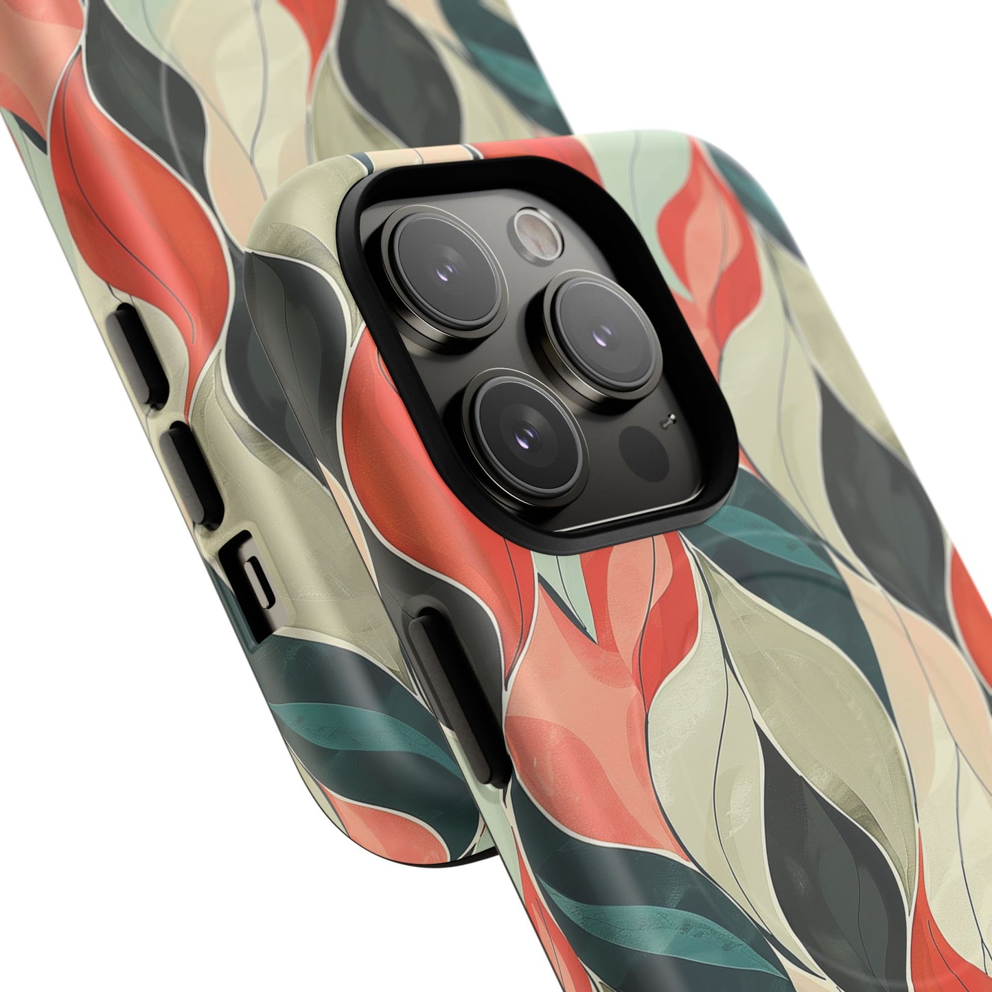 Soft Swirl Floral Tough Magnetic Case