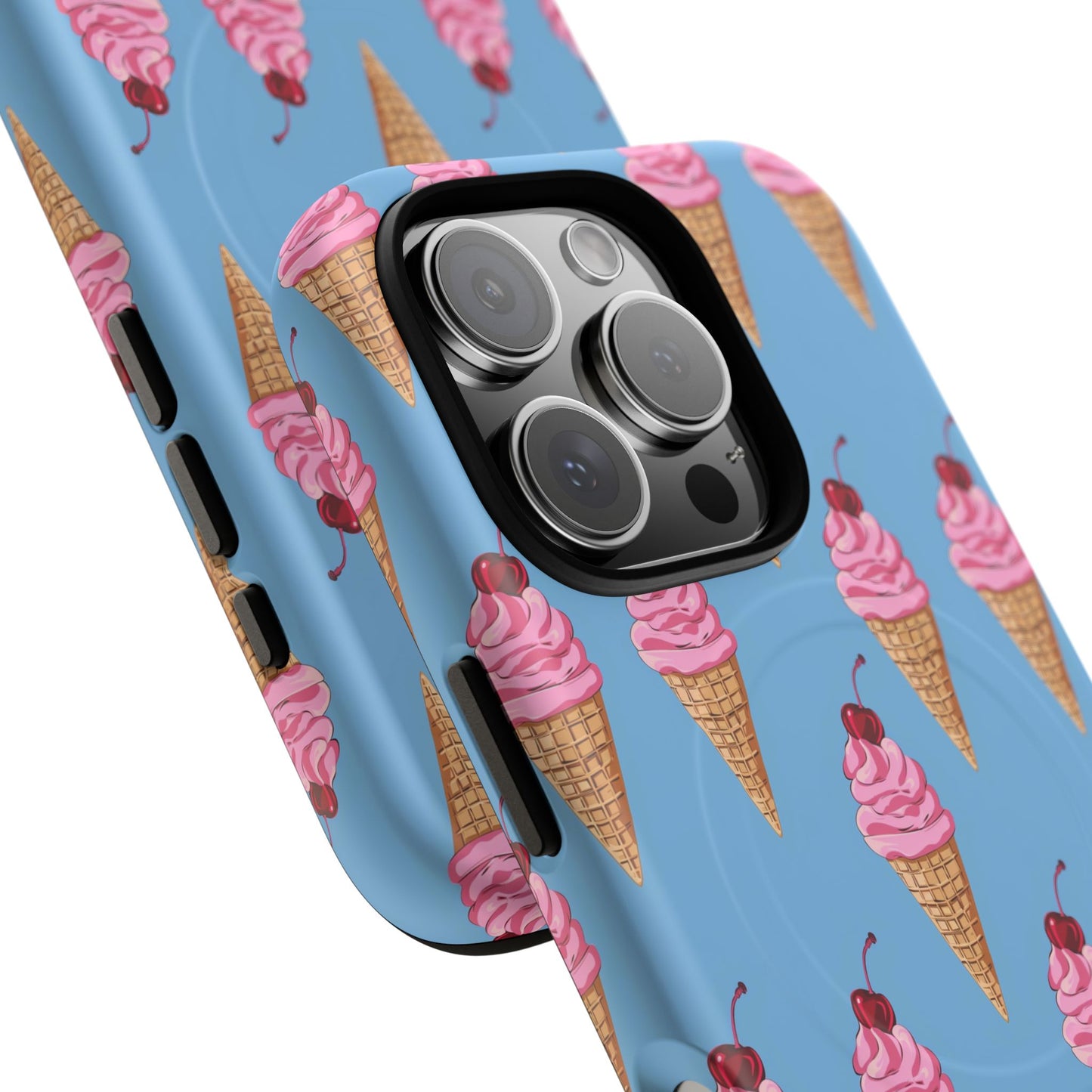 Cherry Swirl Tough Magnetic Phone Case