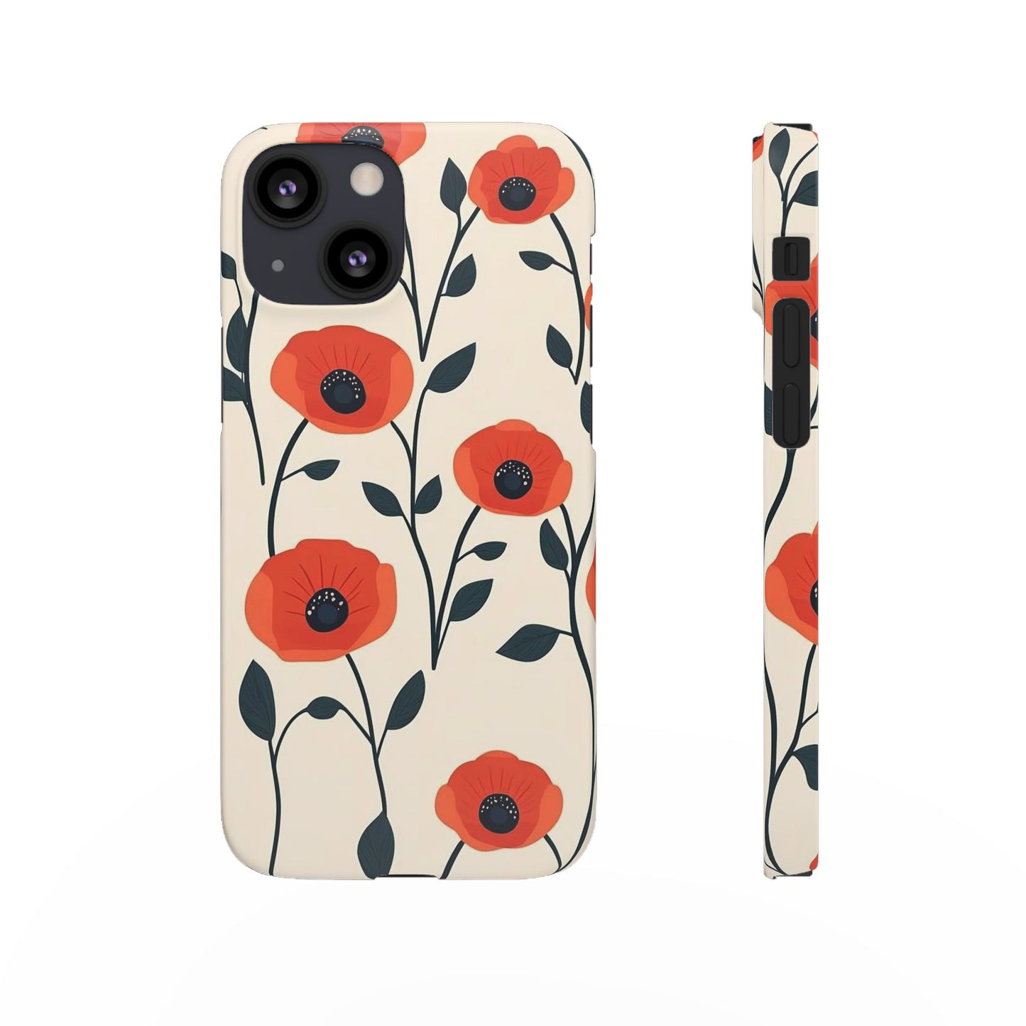 Poppy Fields Phone Snap Case