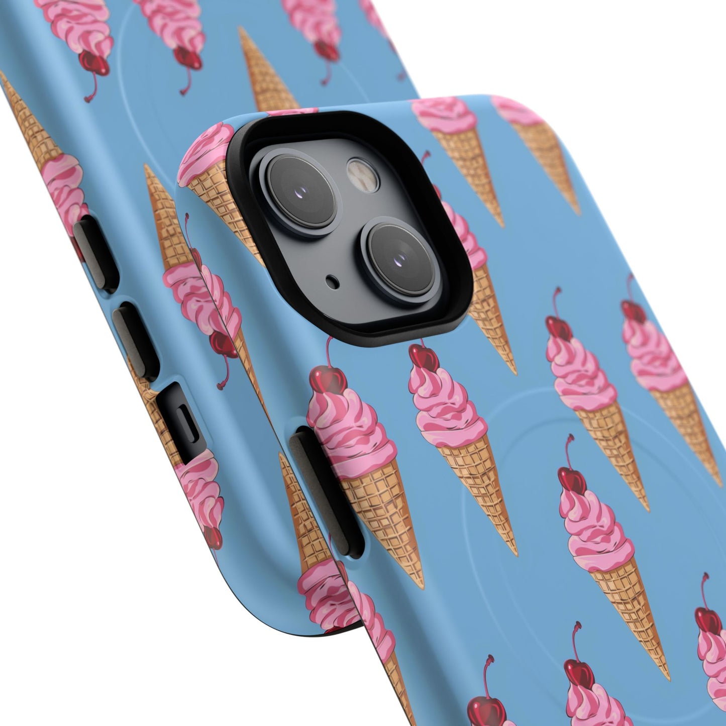 Cherry Swirl Tough Magnetic Phone Case