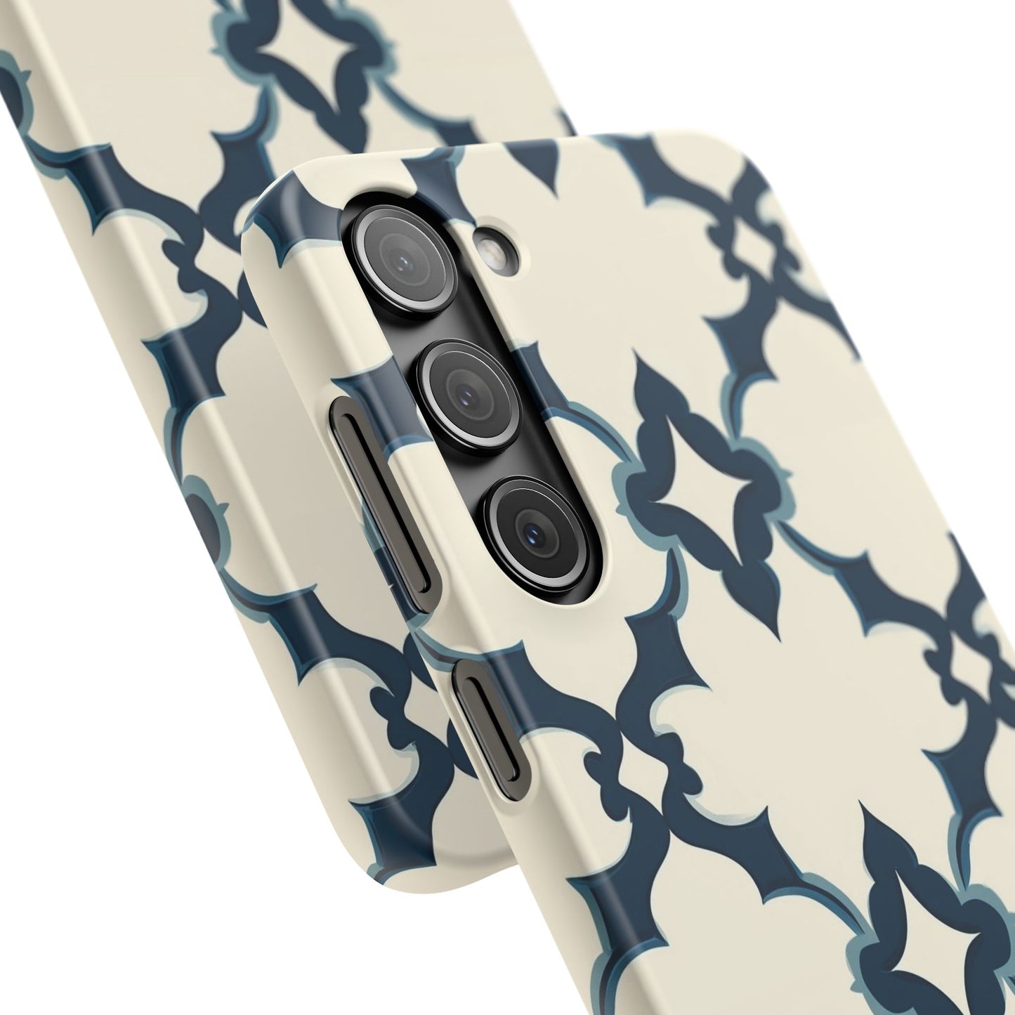 Midnight Quatrefoil Snap Case