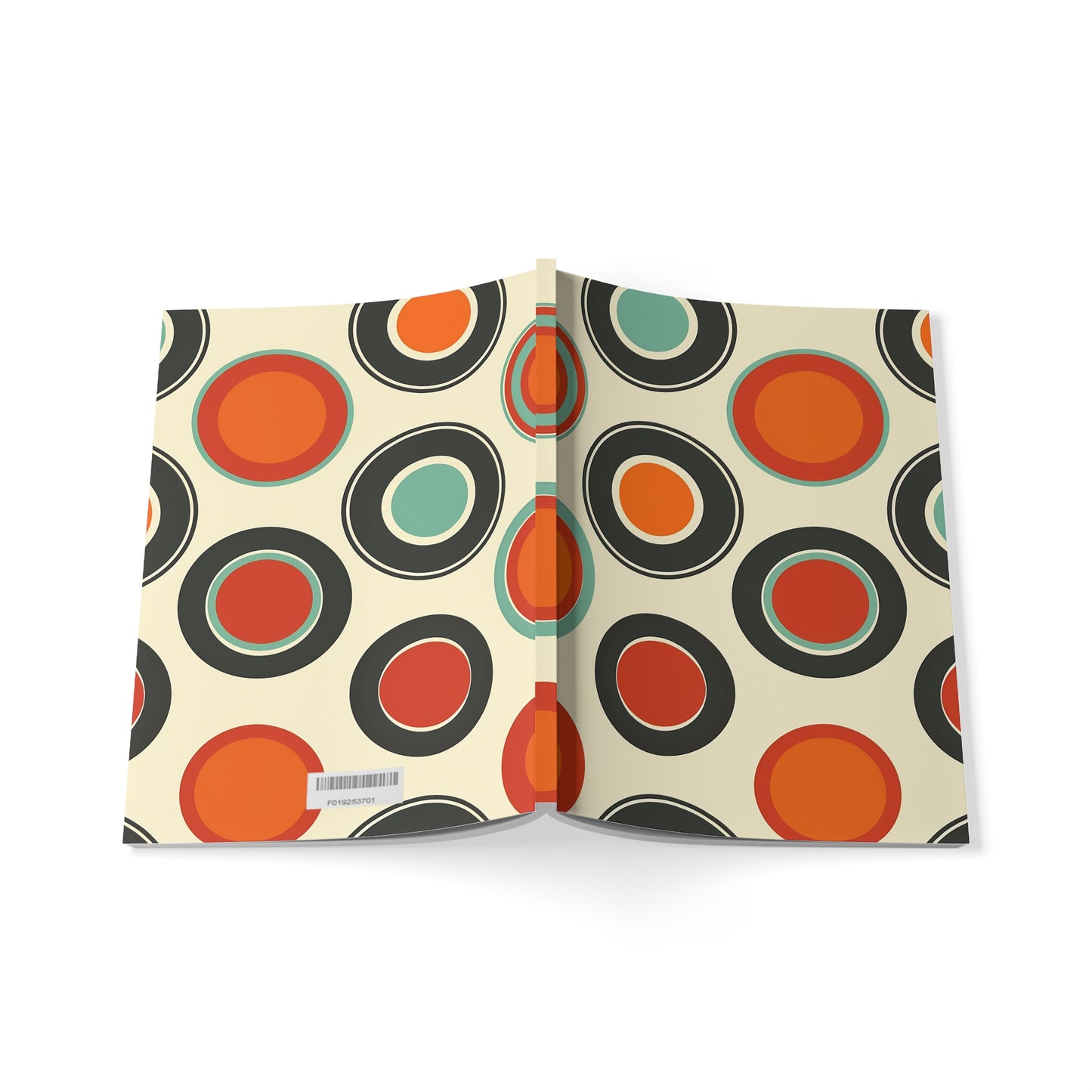 Retro Verse - Circle Softcover Notebook, A5