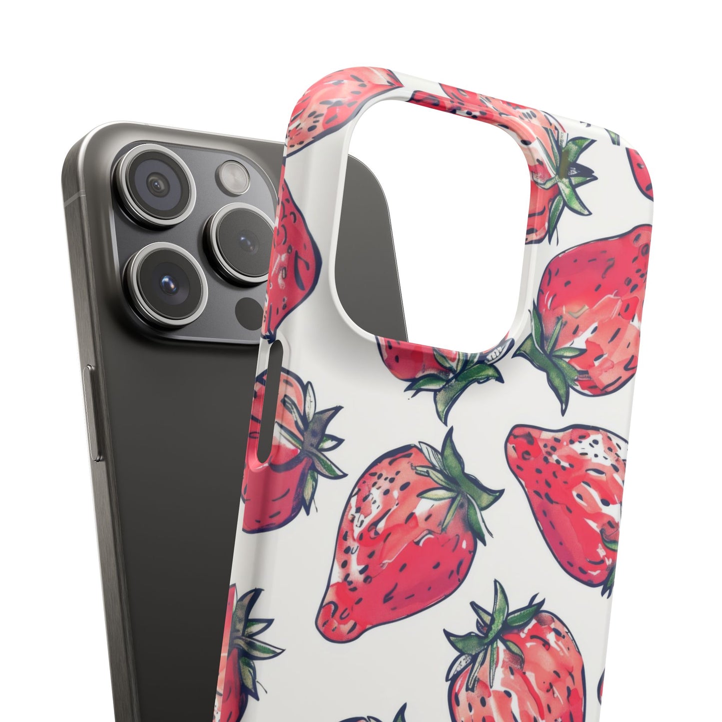 Creamy Berry Phone Snap Case