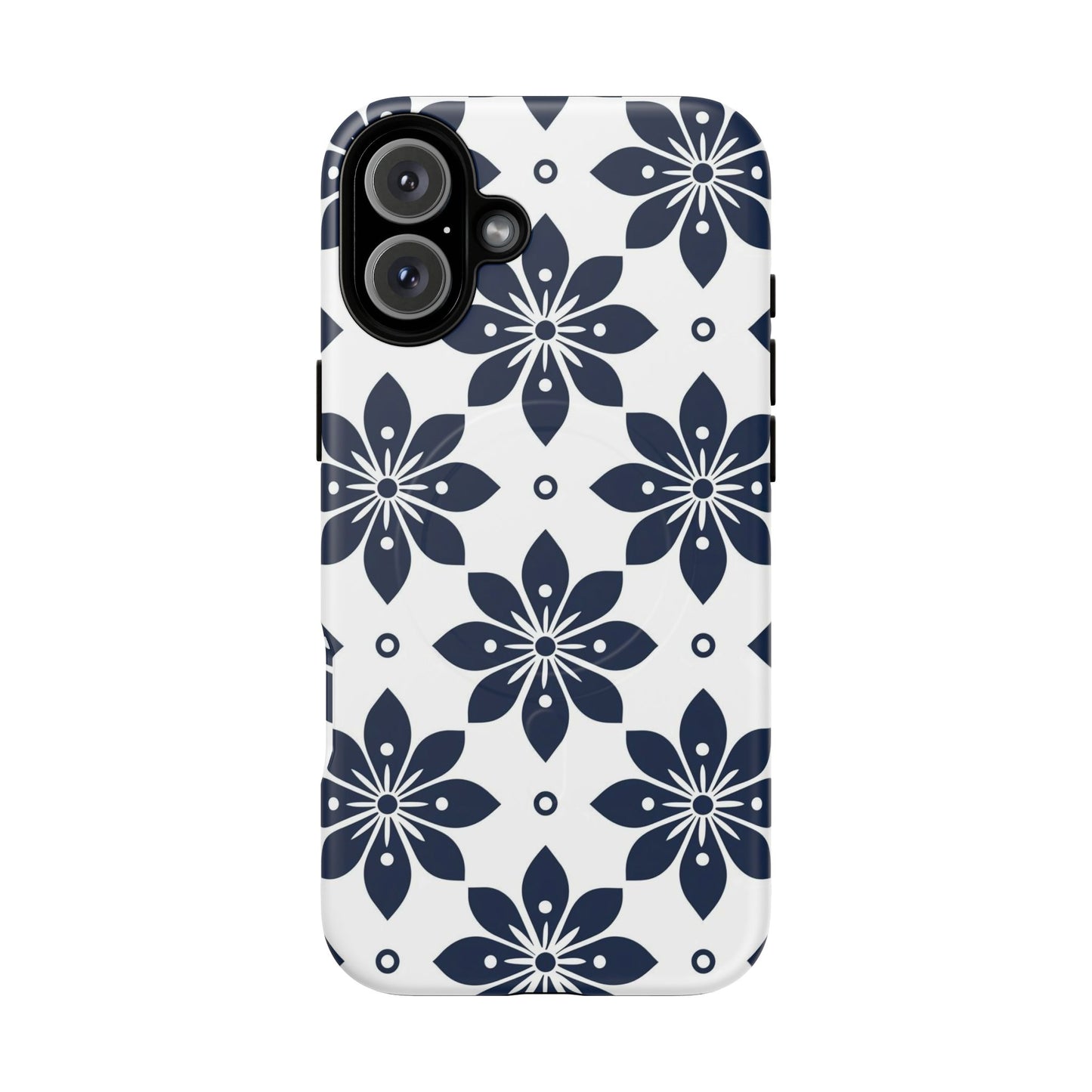 Azure Lattice Tough Magnetic Case