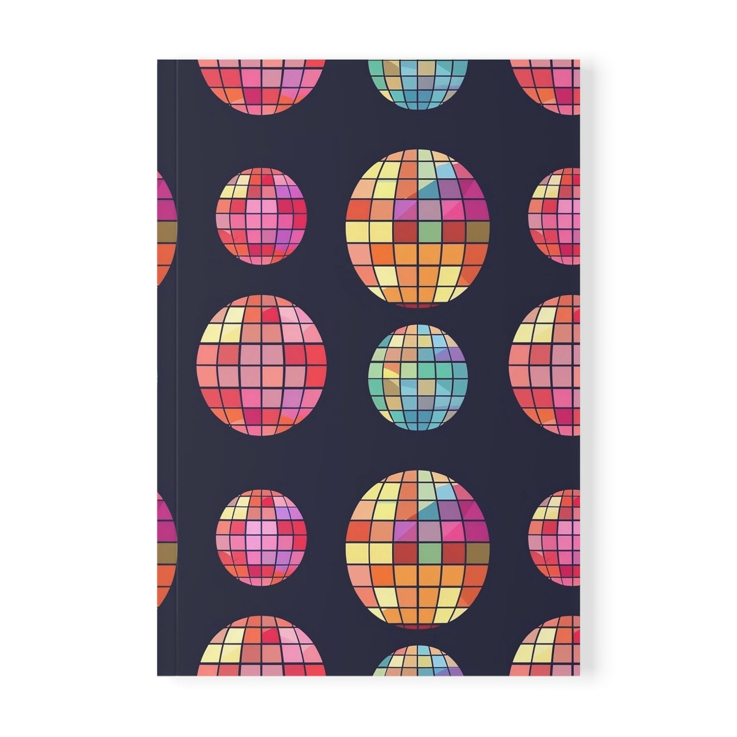 Disco Ball Softcover Notebook A5