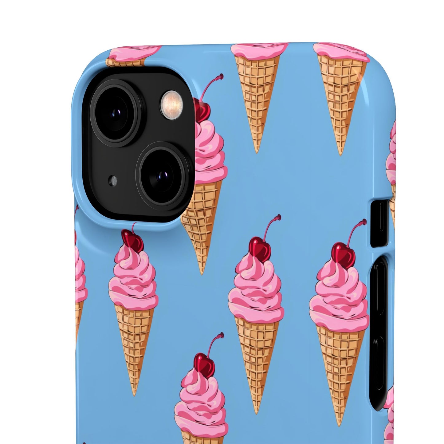 Cherry Swirl Phone Snap Case