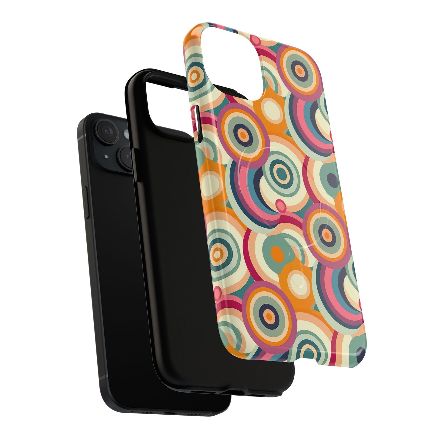Retro Ripple Tough Magnetic Phone Case