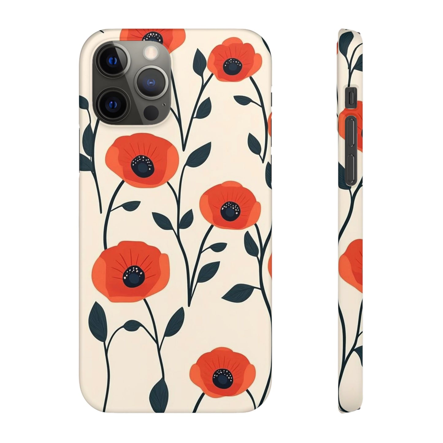 Poppy Fields Phone Snap Case