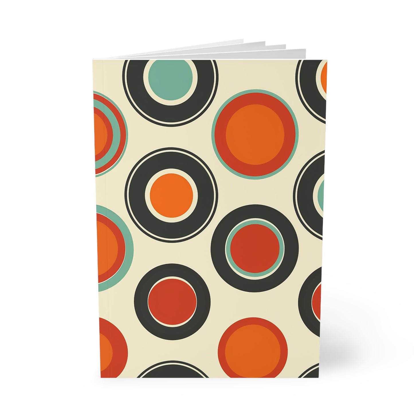 Retro Verse - Circle Softcover Notebook, A5