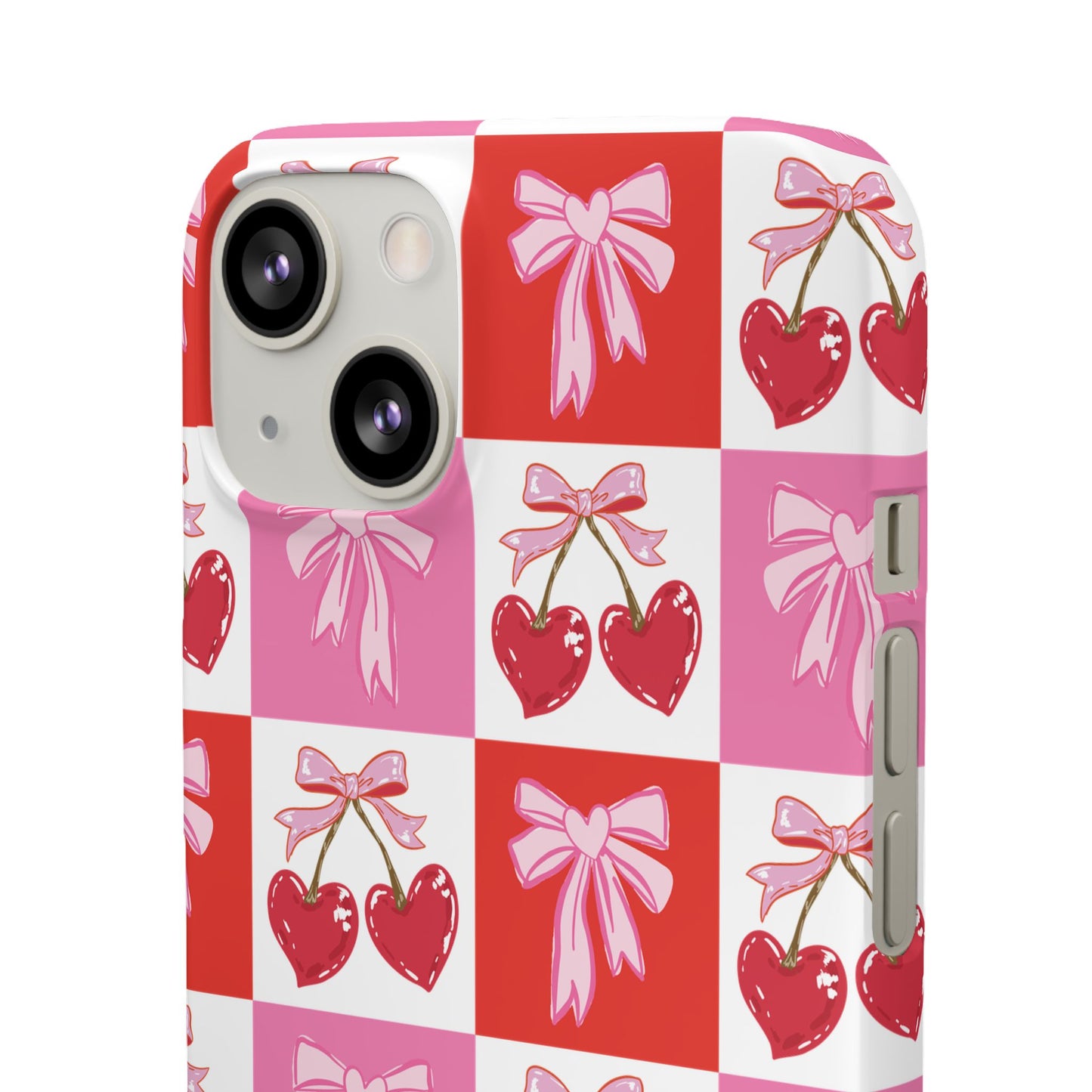 Sweet Pink Coquette Snap Case