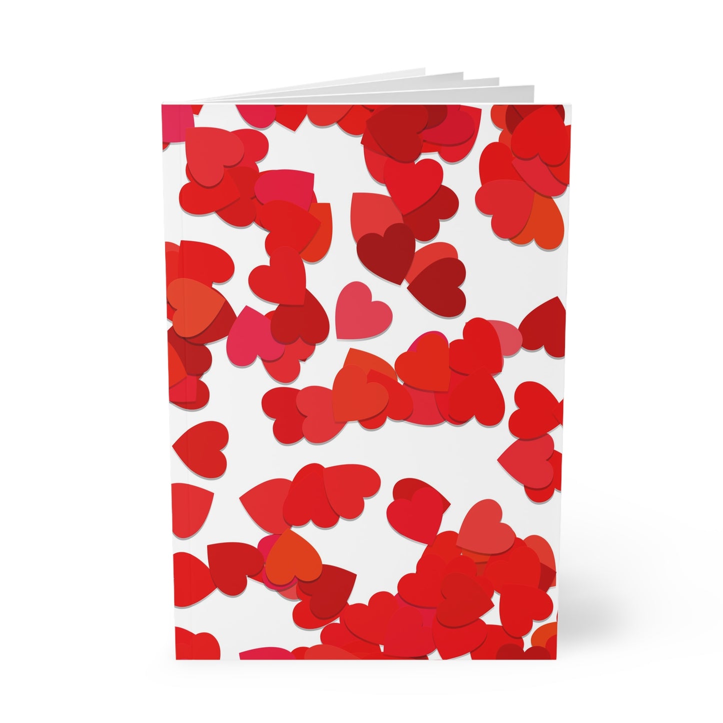 Sugar Sprinkle Scattered Hearts Notebook | A5 Softcover