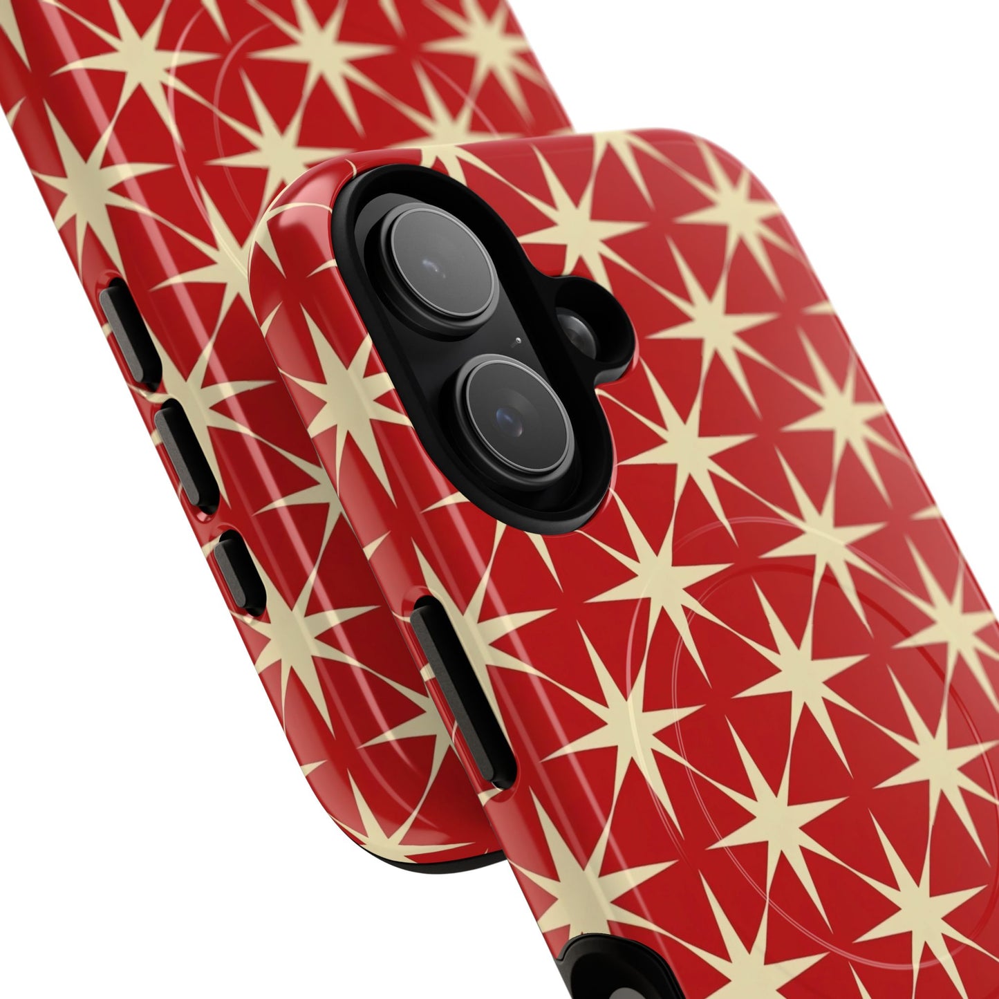 Crimson Star Tough Magnetic Phone Case