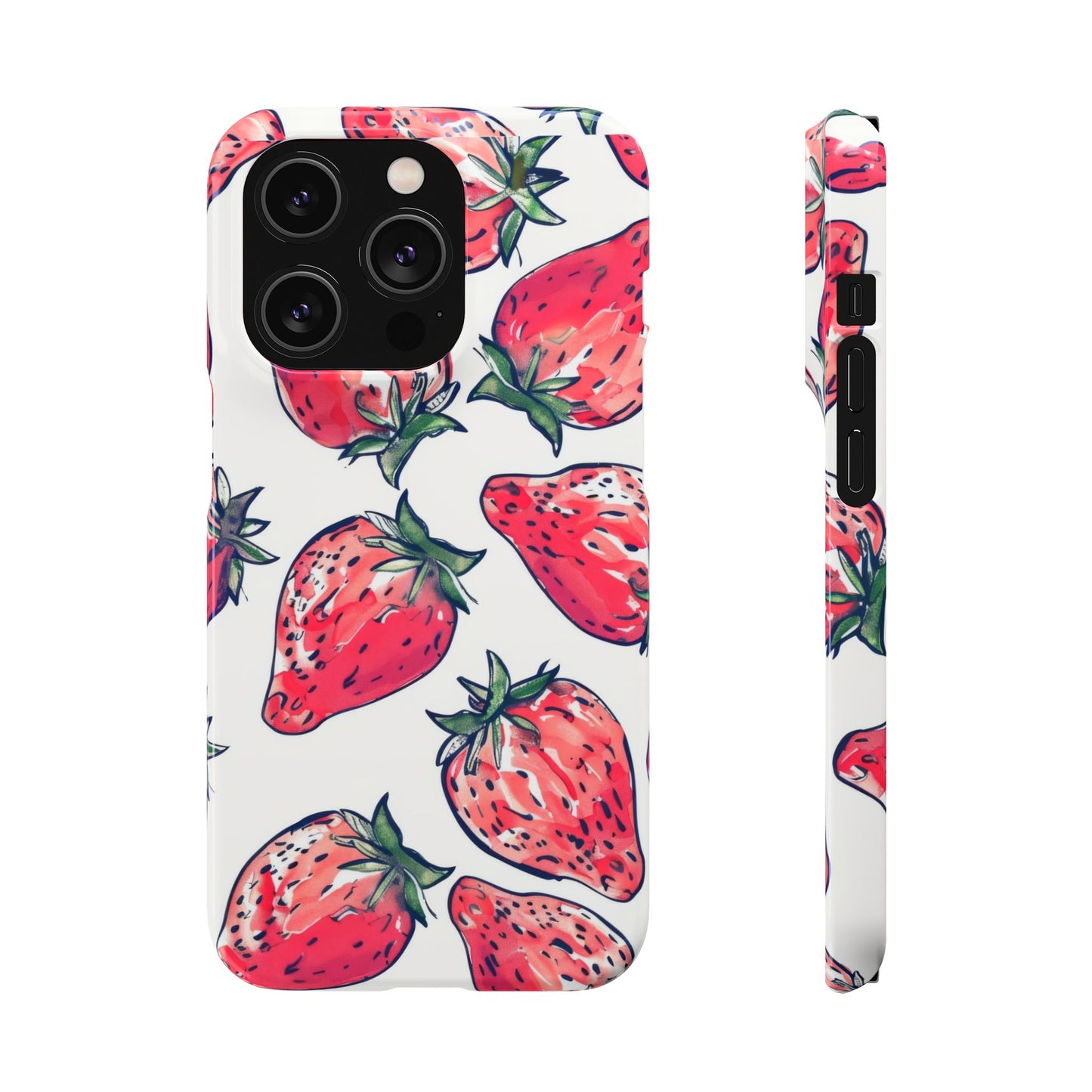 Creamy Berry Phone Snap Case