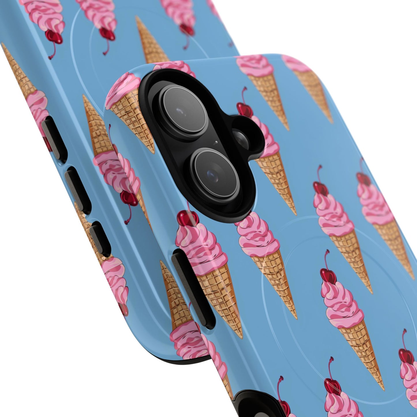 Cherry Swirl Tough Magnetic Phone Case