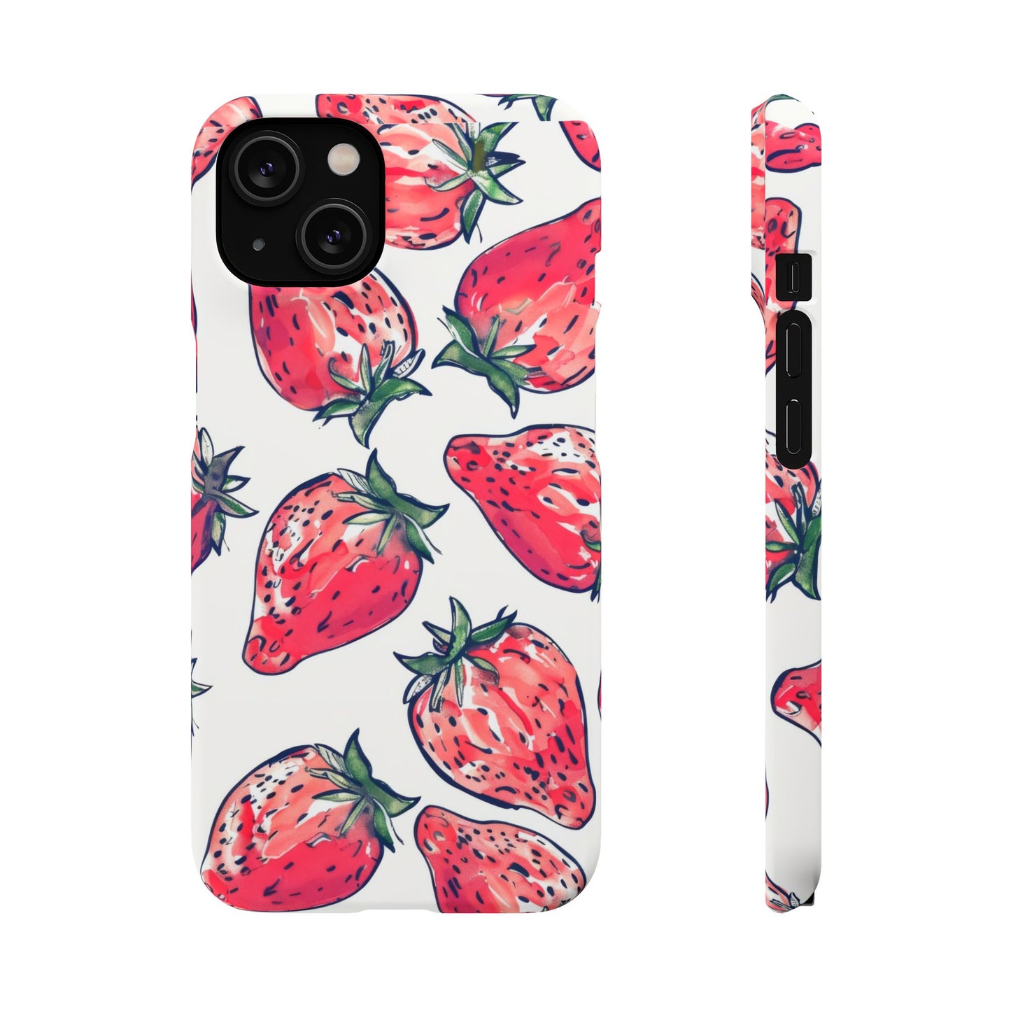 Creamy Berry Phone Snap Case