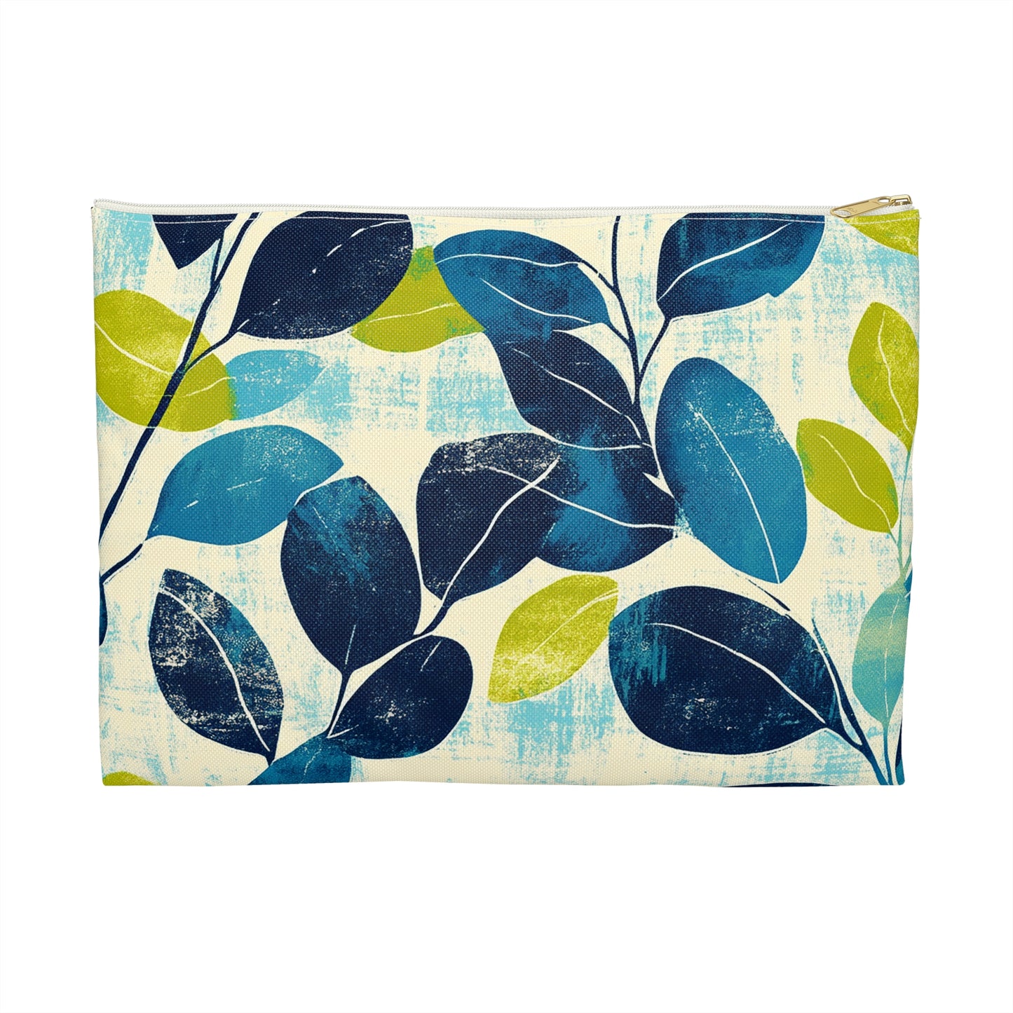 Retro Leaves Accessory Pouch