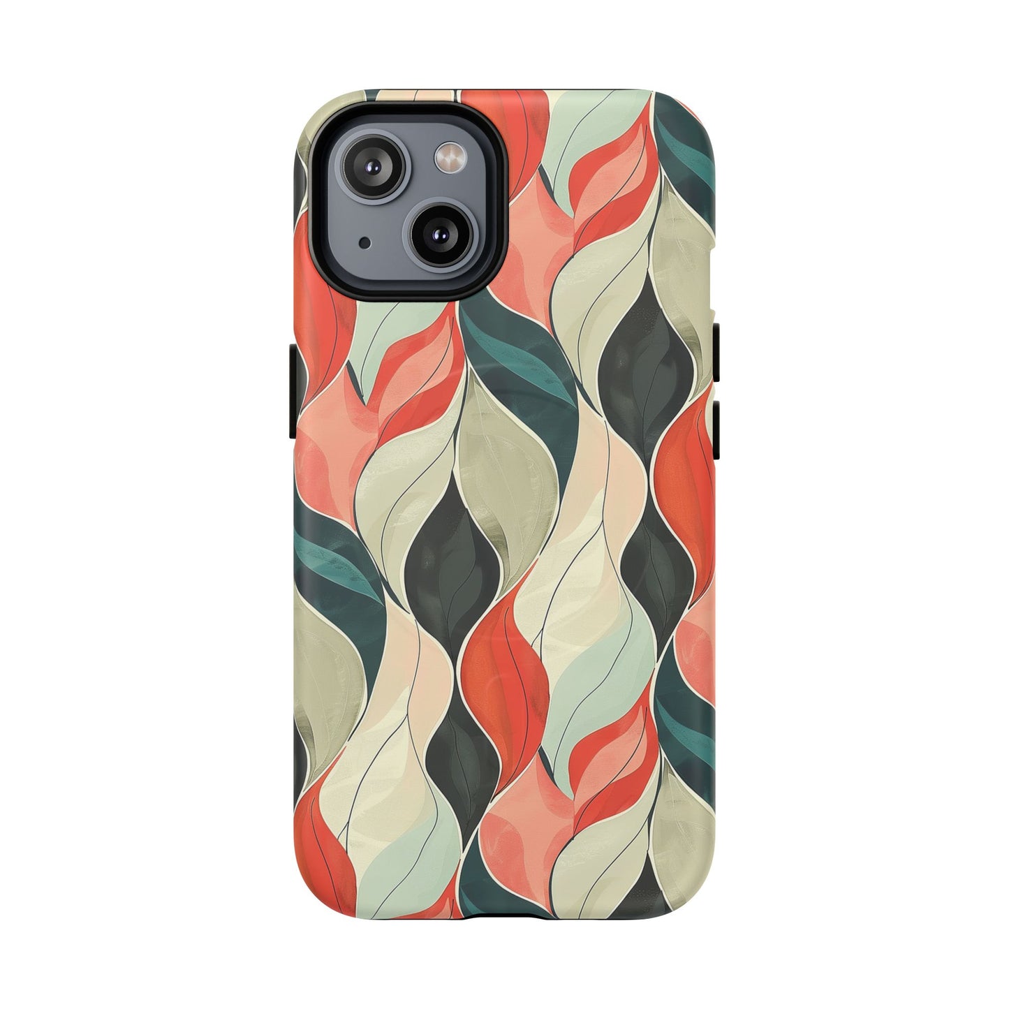 Soft Swirl Floral Tough Magnetic Case