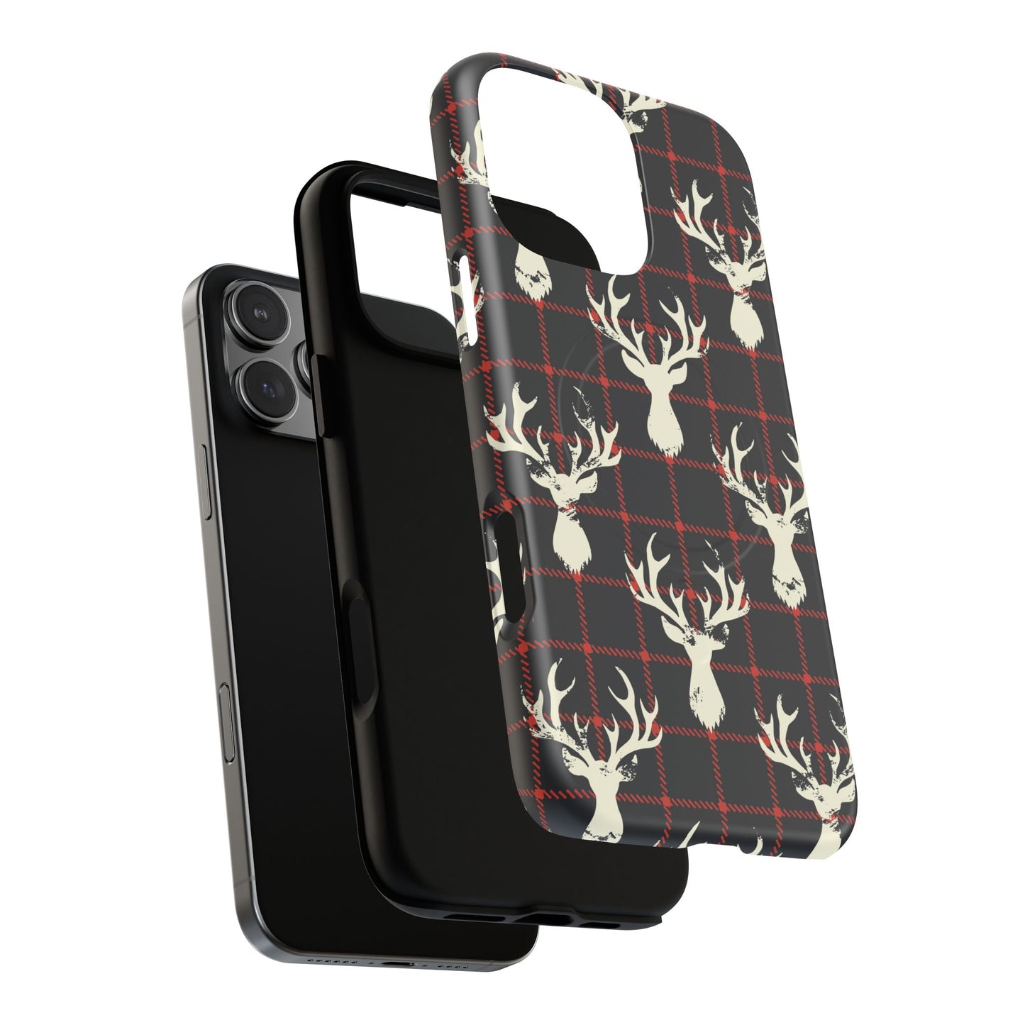 Stag Plaid Tough Magnetic Case