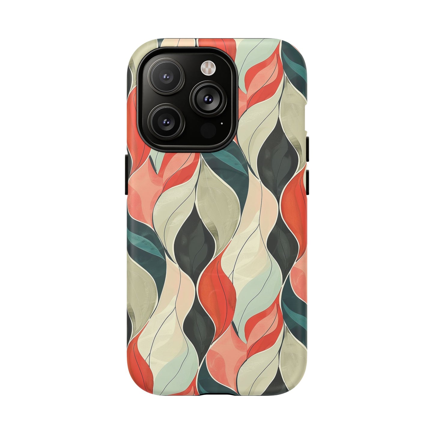 Soft Swirl Floral Tough Magnetic Case