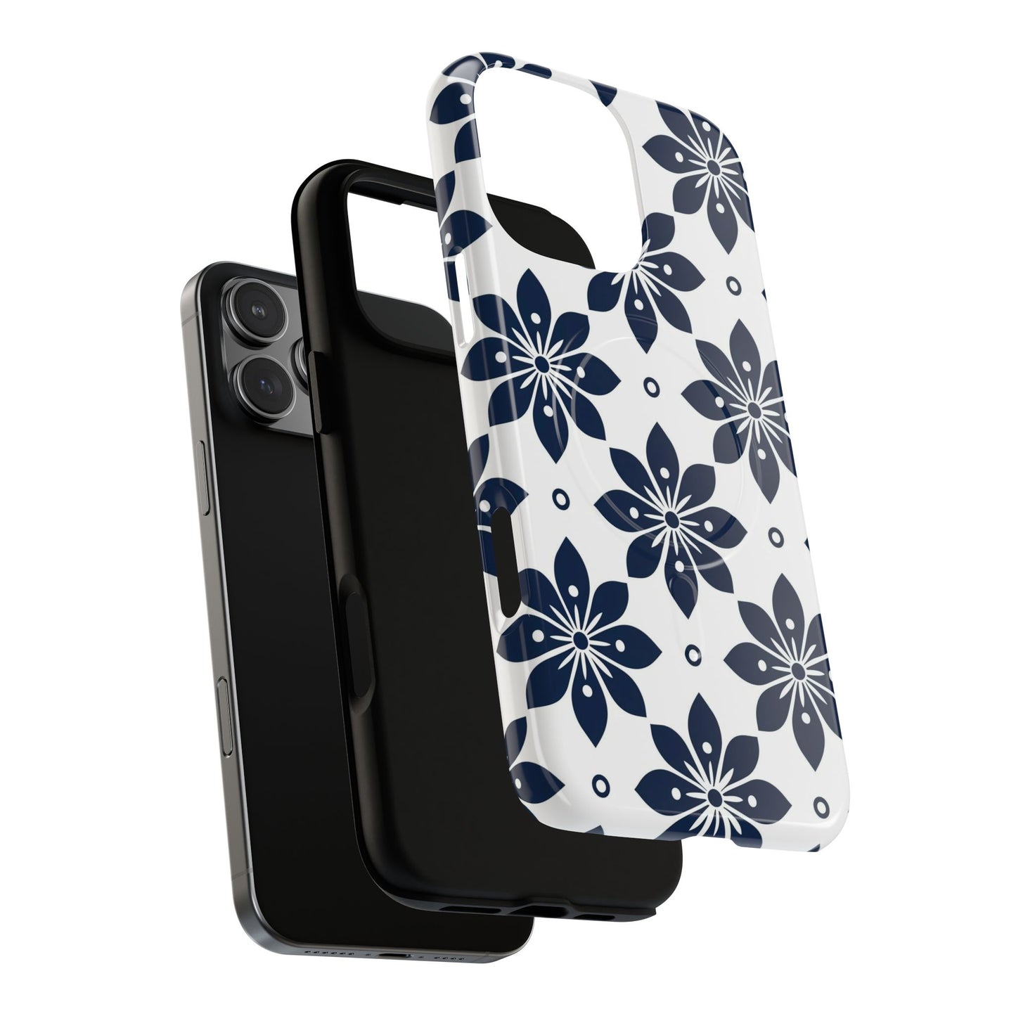 Azure Lattice Tough Magnetic Case