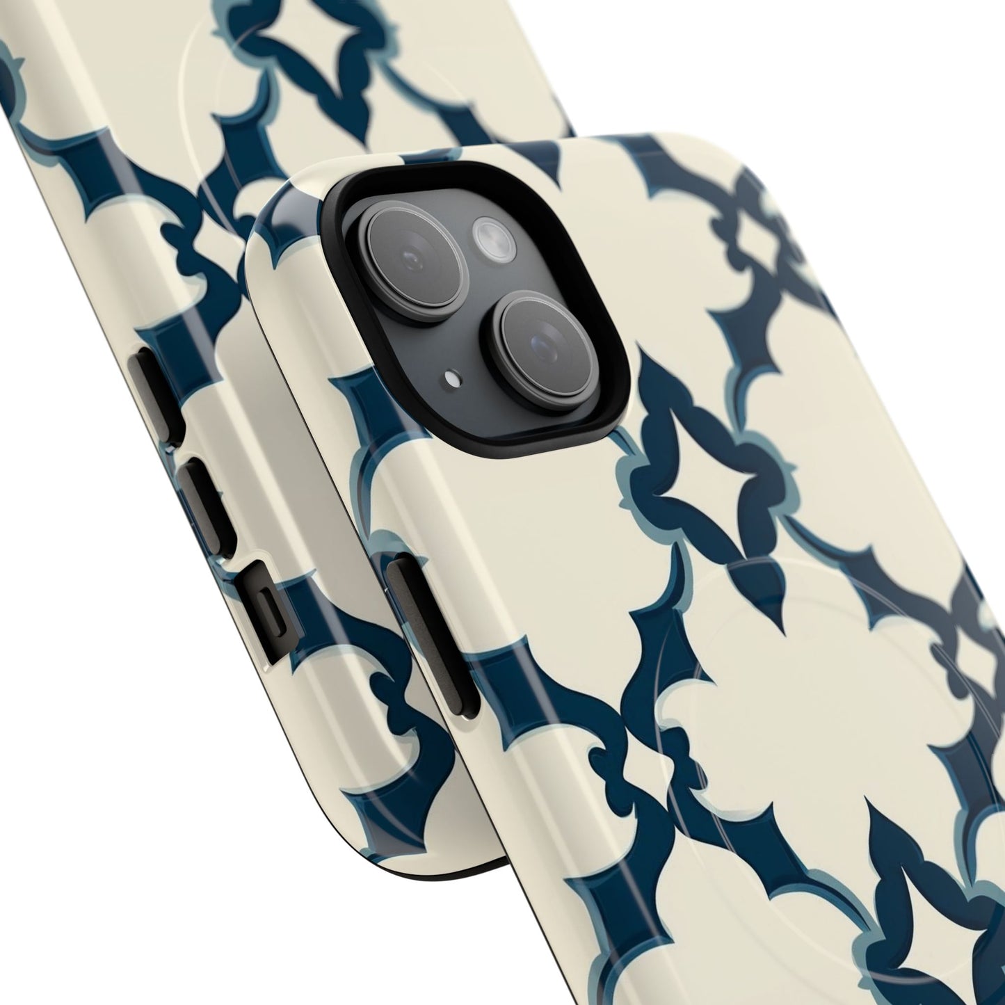 Midnight Quatrefoil Tough Magnetic Case