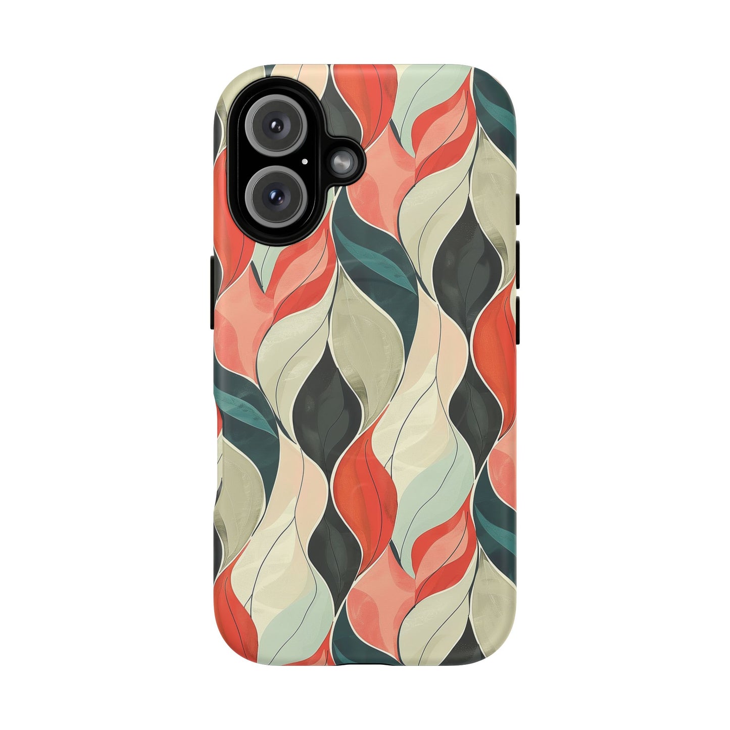 Soft Swirl Floral Tough Magnetic Case