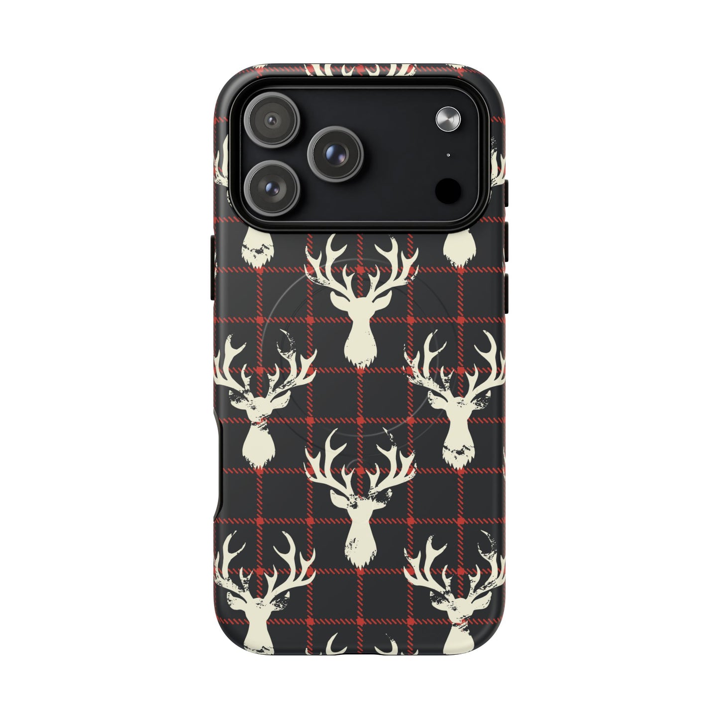 Stag Plaid Tough Magnetic Case