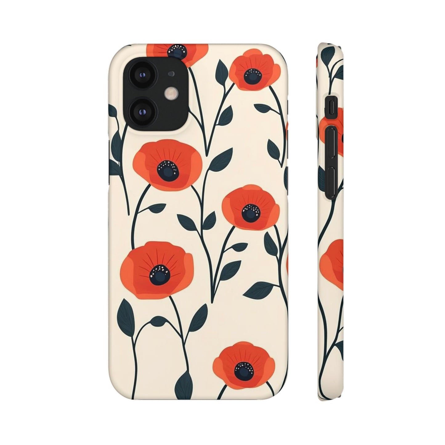 Poppy Fields Phone Snap Case