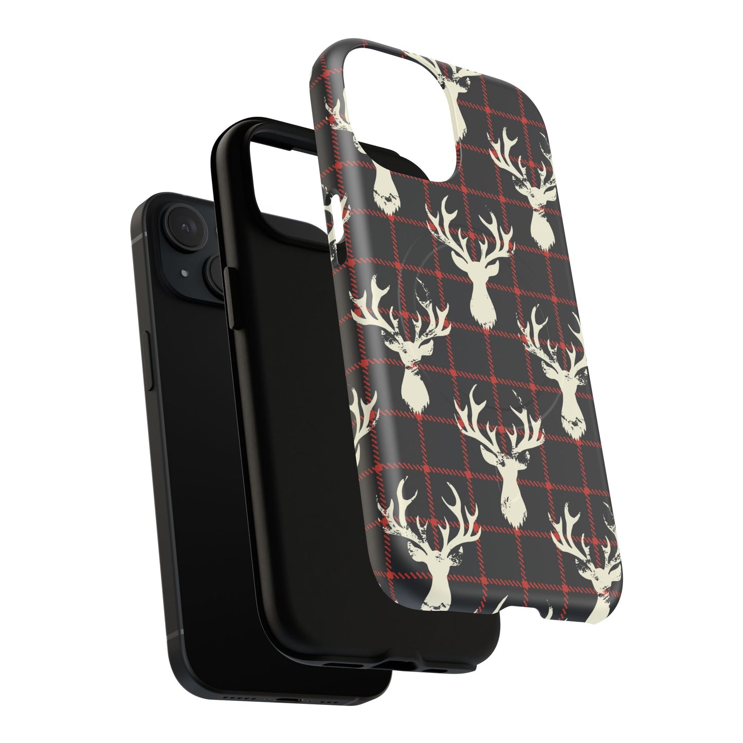 Stag Plaid Tough Magnetic Case