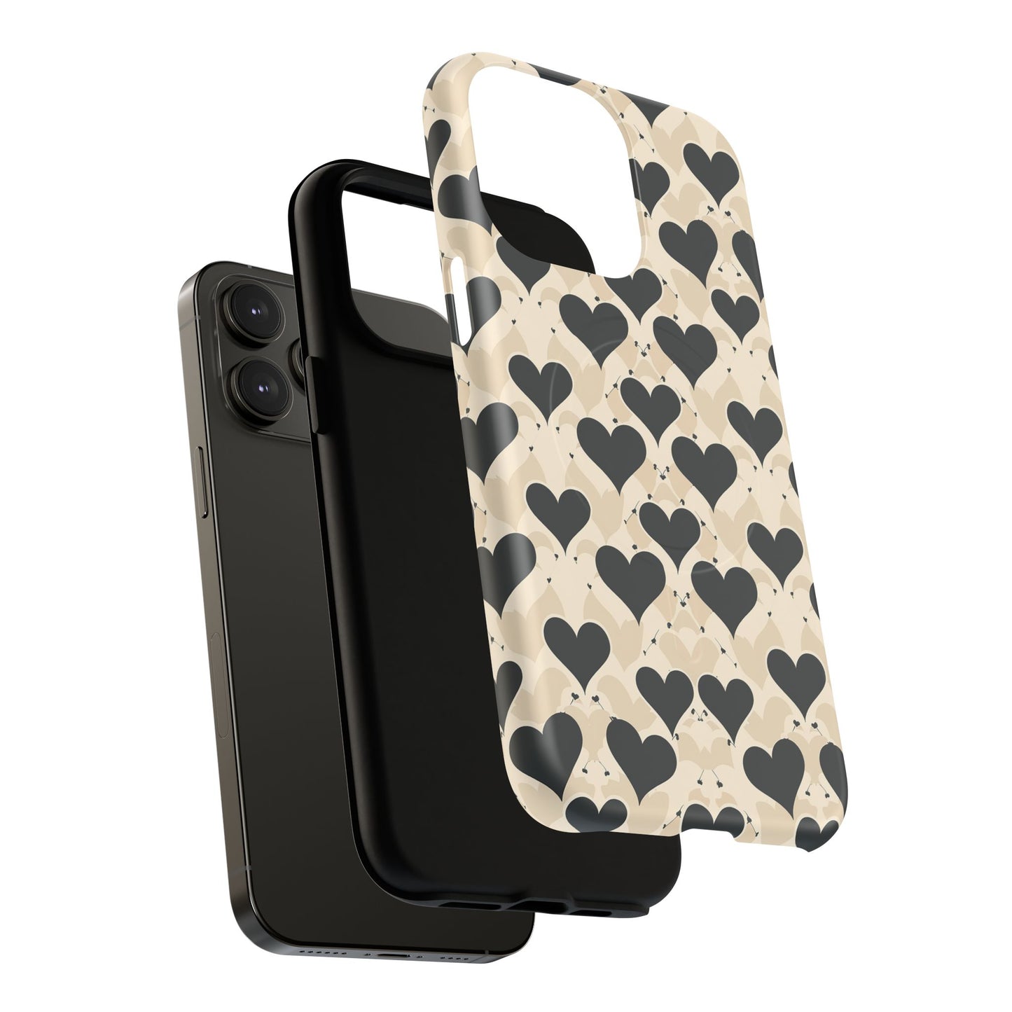 Whisper Hearts Tough Magnetic Phone Case