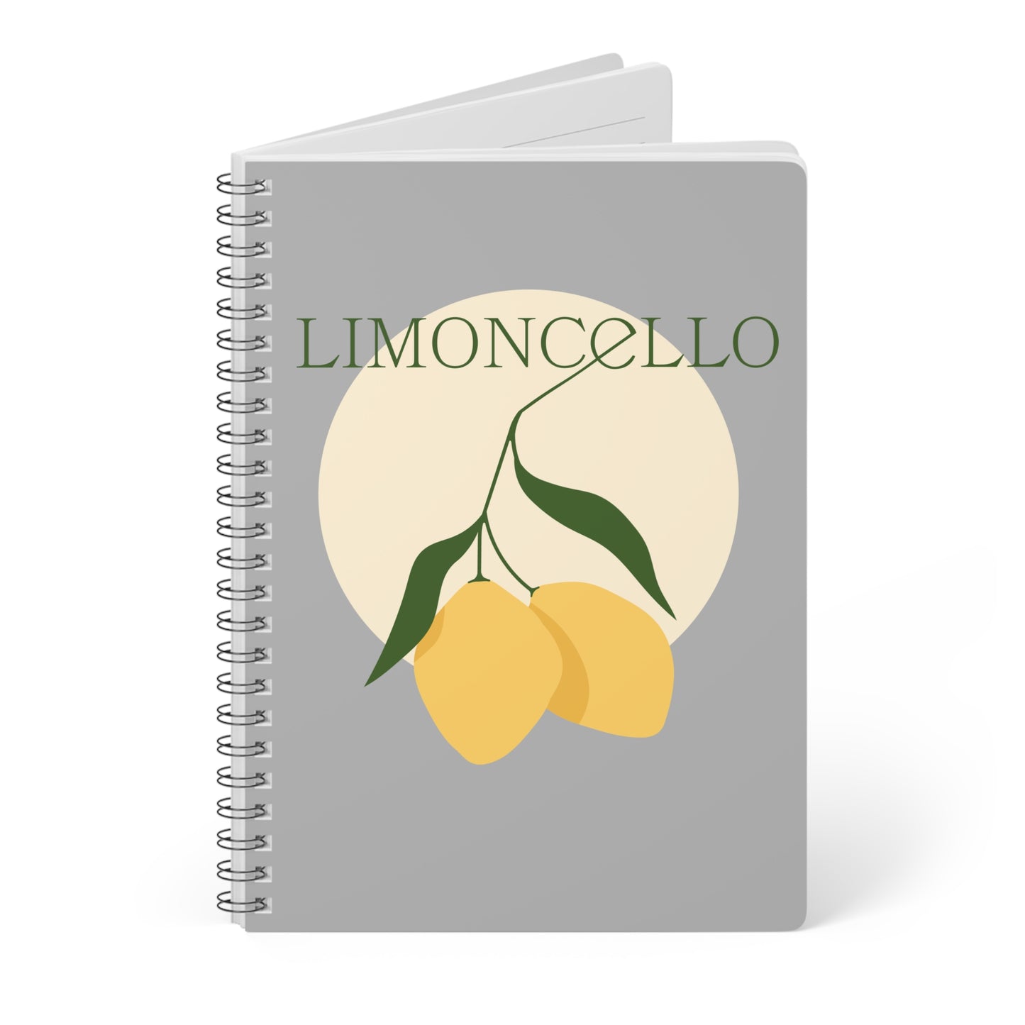 Limoncello Spiral Notebook, A5 Softcover