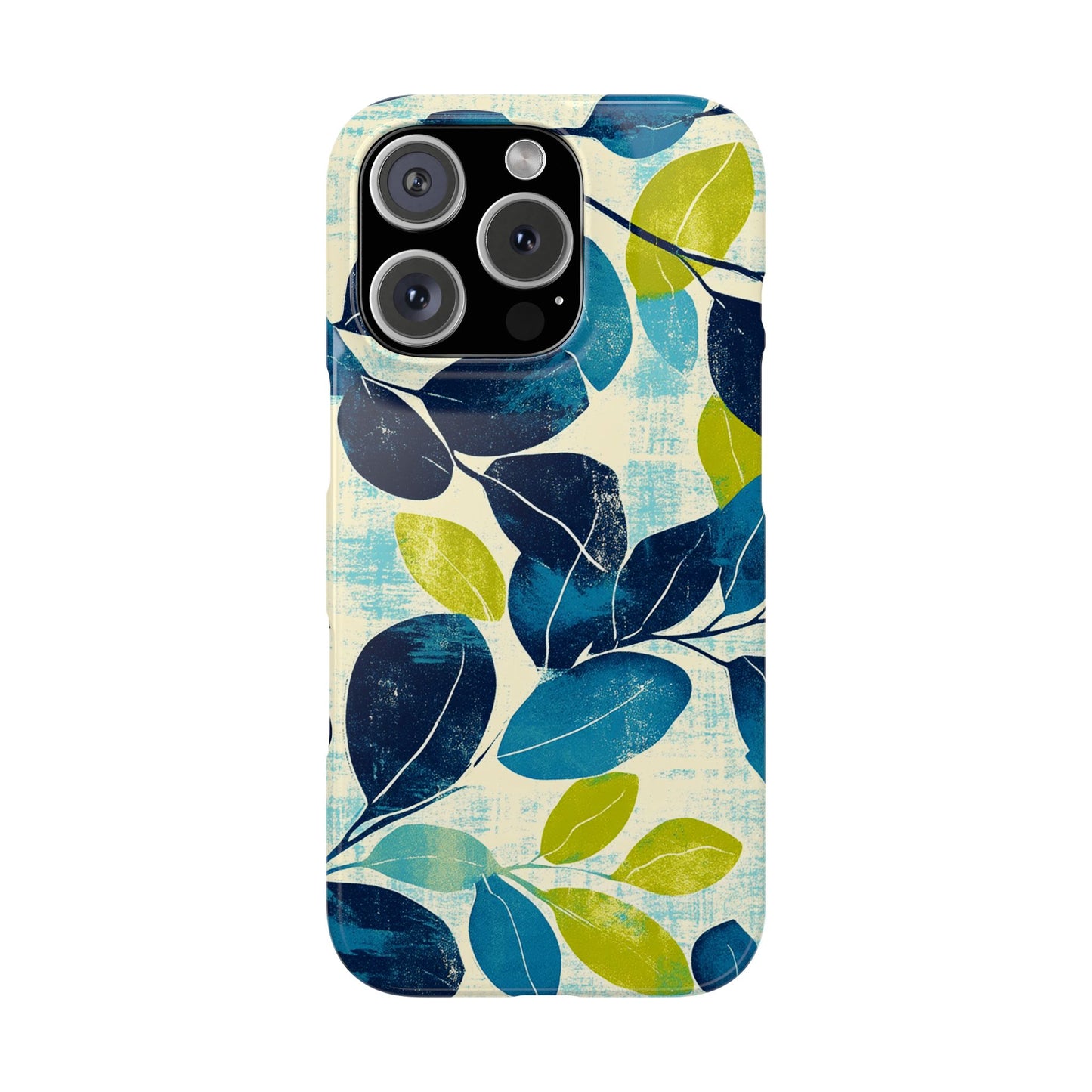 Retro Leaves Snap Phone Case