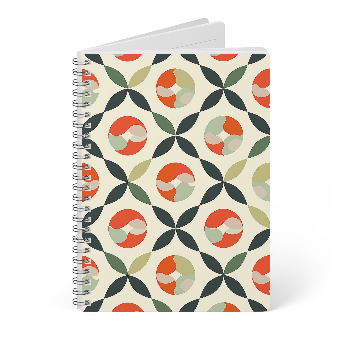 Crossleaf Play - Colorful Wirobound Softcover Notebook - A5