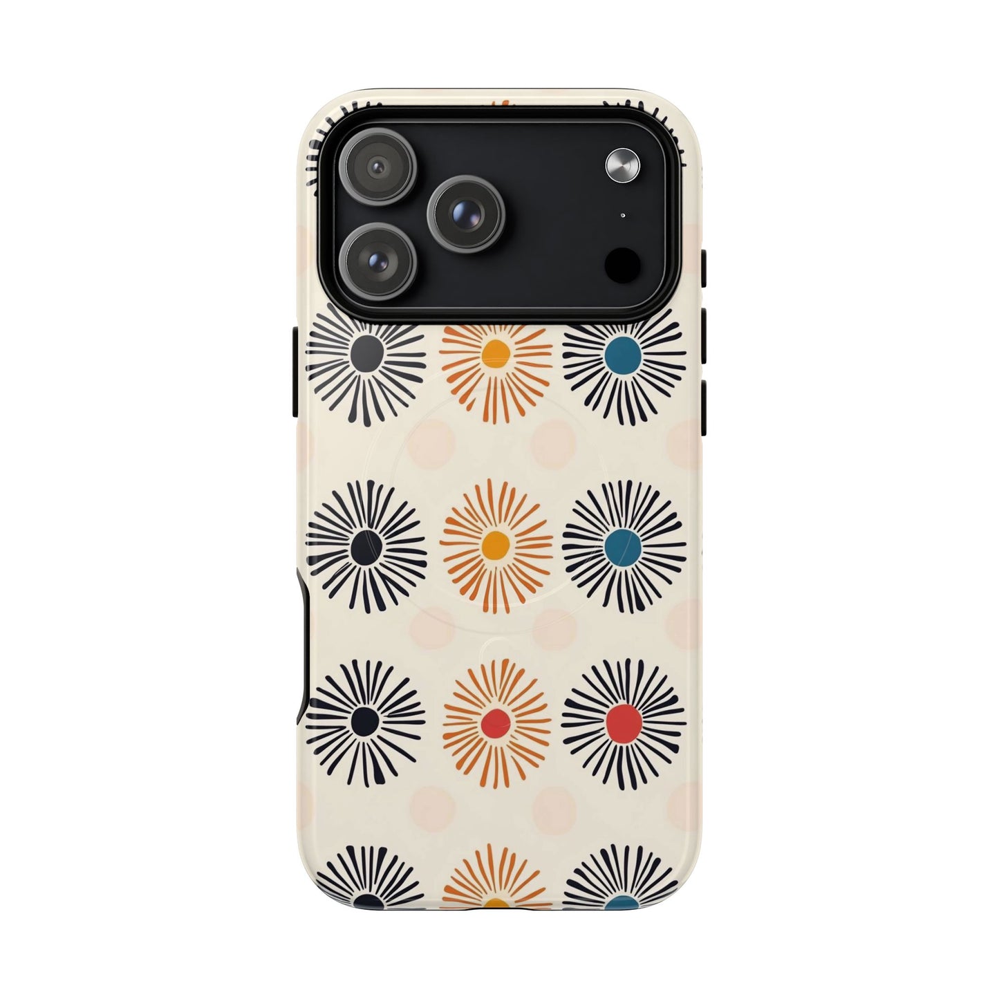Burstwise Colorful Floral Tough Magnetic Case