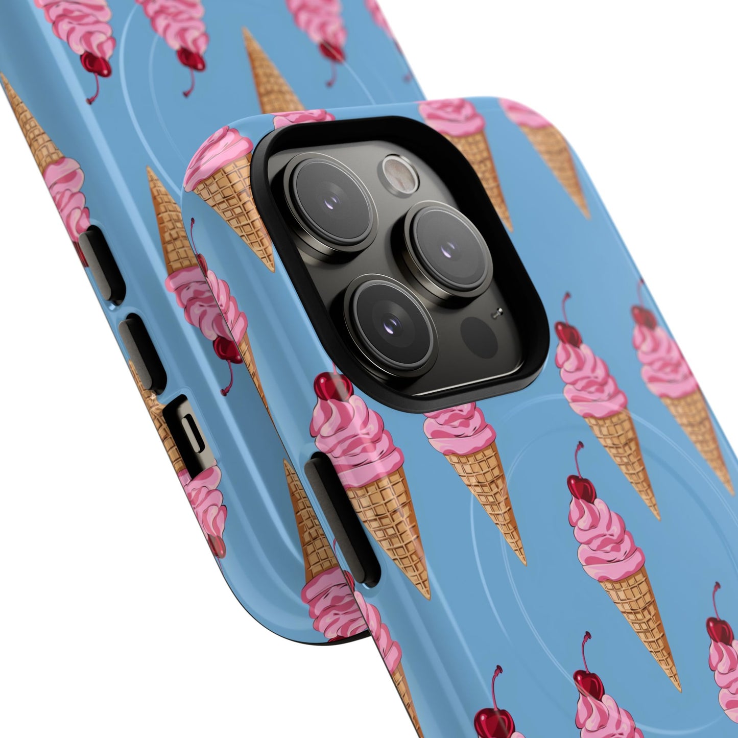 Cherry Swirl Tough Magnetic Phone Case