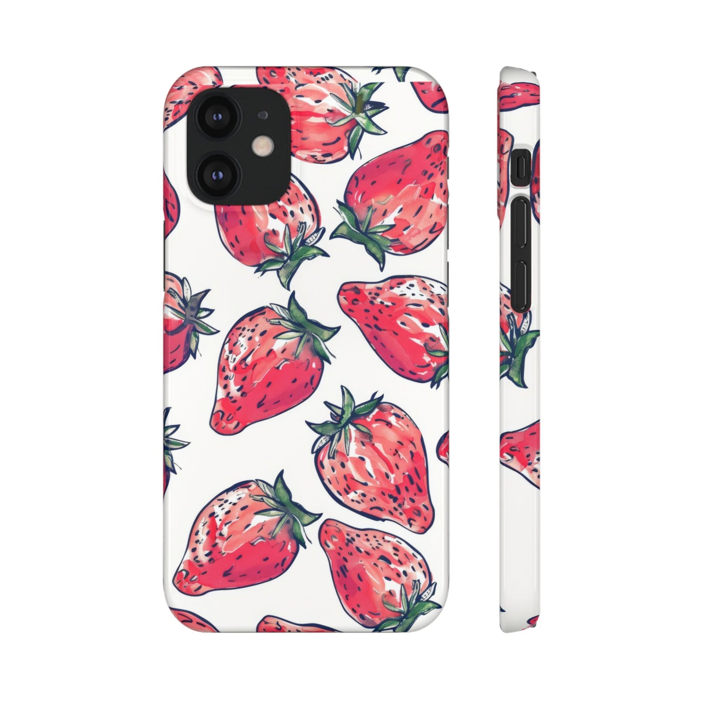 Creamy Berry Phone Snap Case