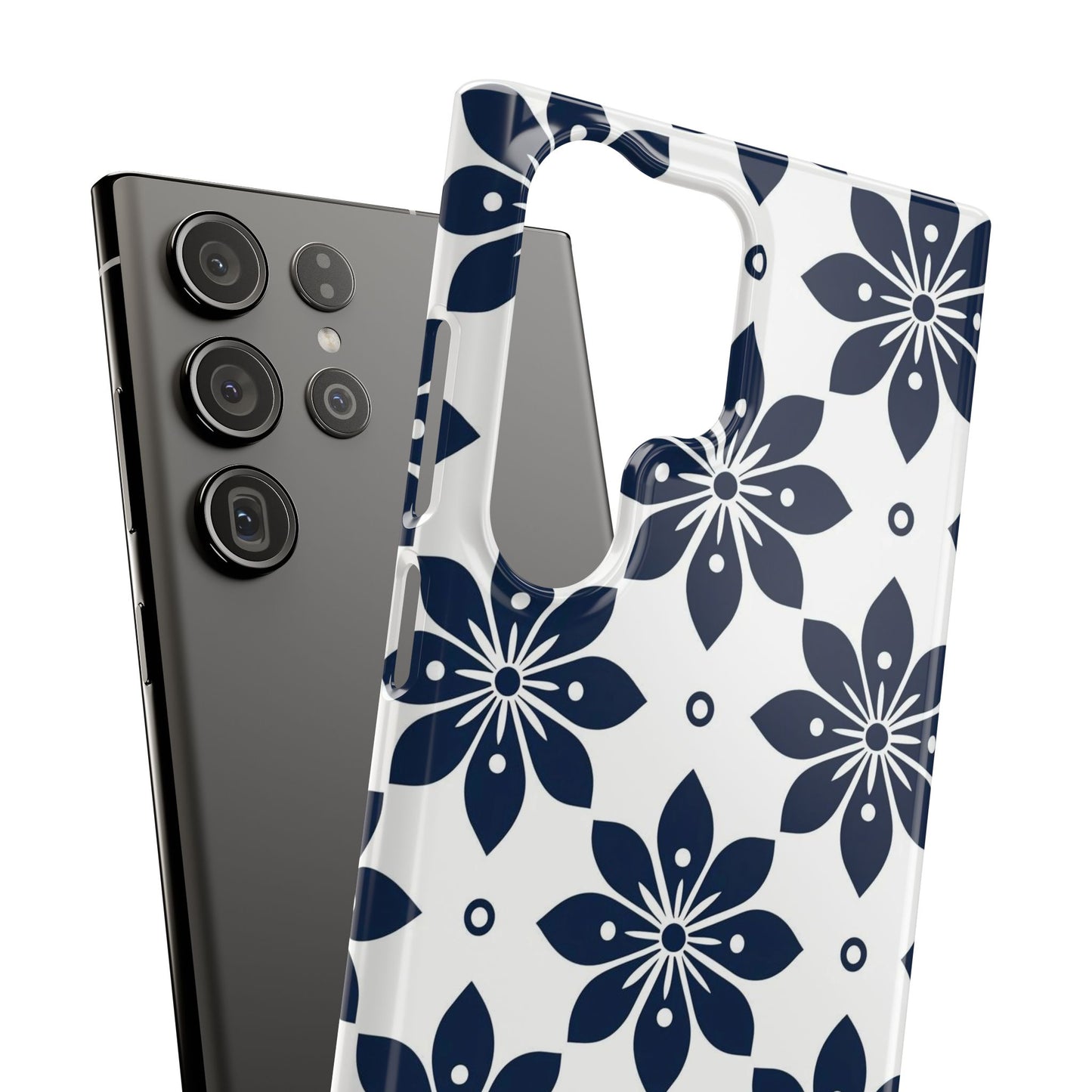 Azure Lattice Snap Case