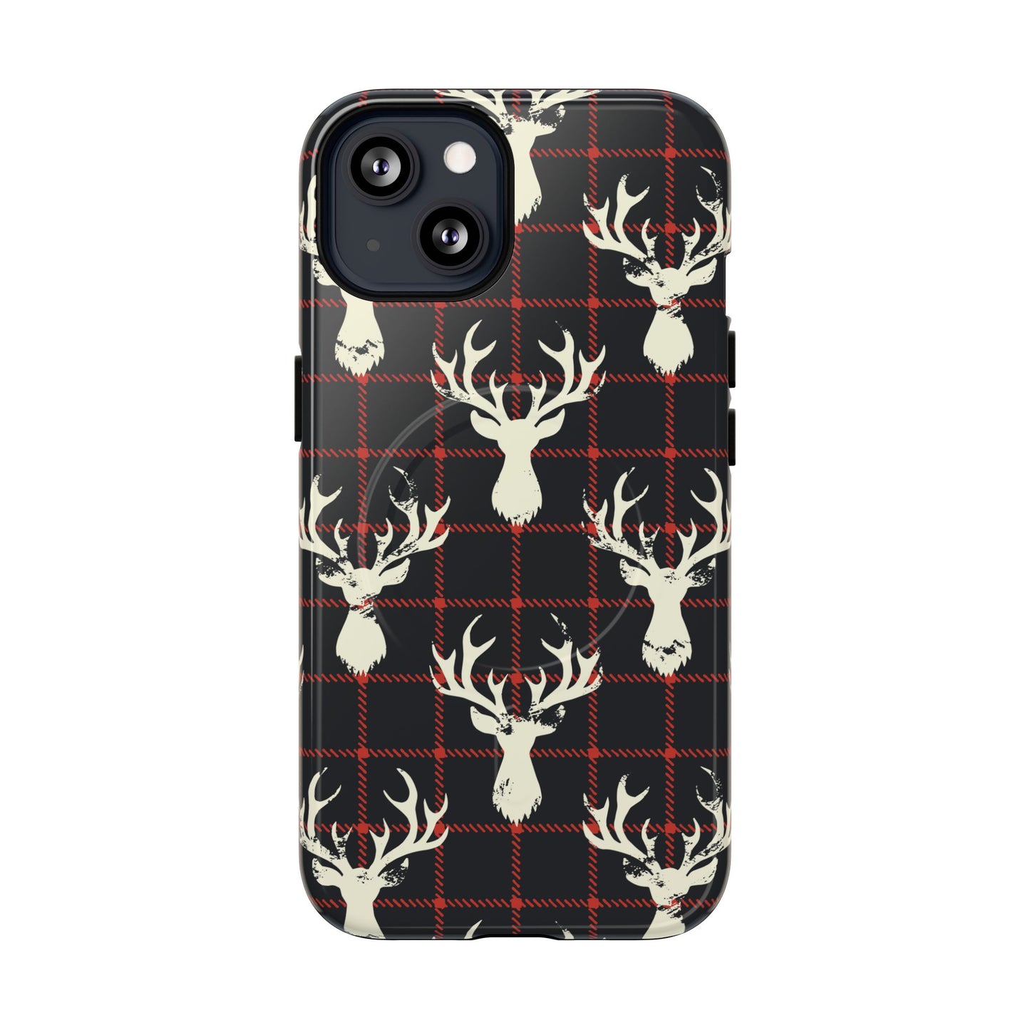 Stag Plaid Tough Magnetic Case