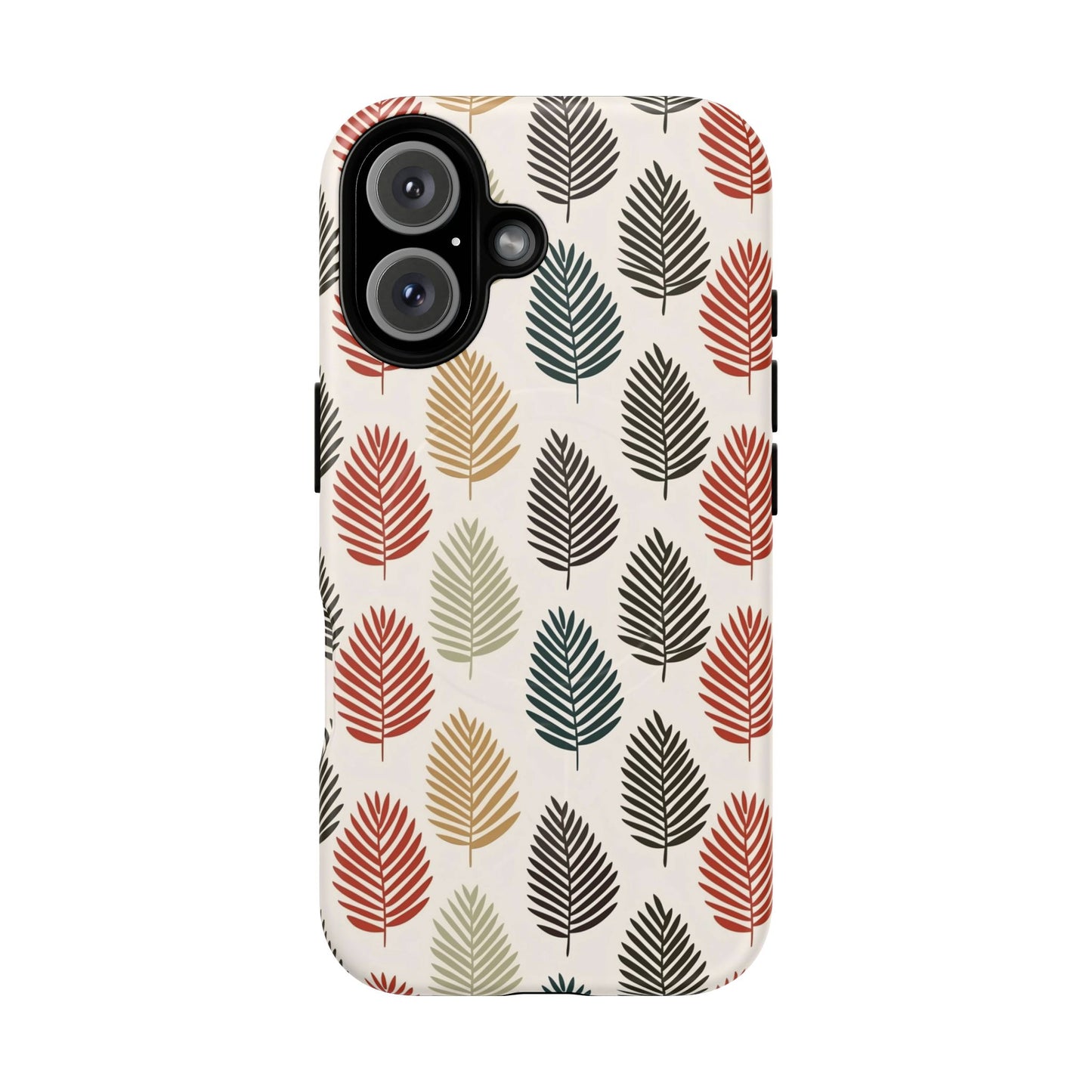 Robuste magnetische Handyhülle mit Herbstlaub-Motiv