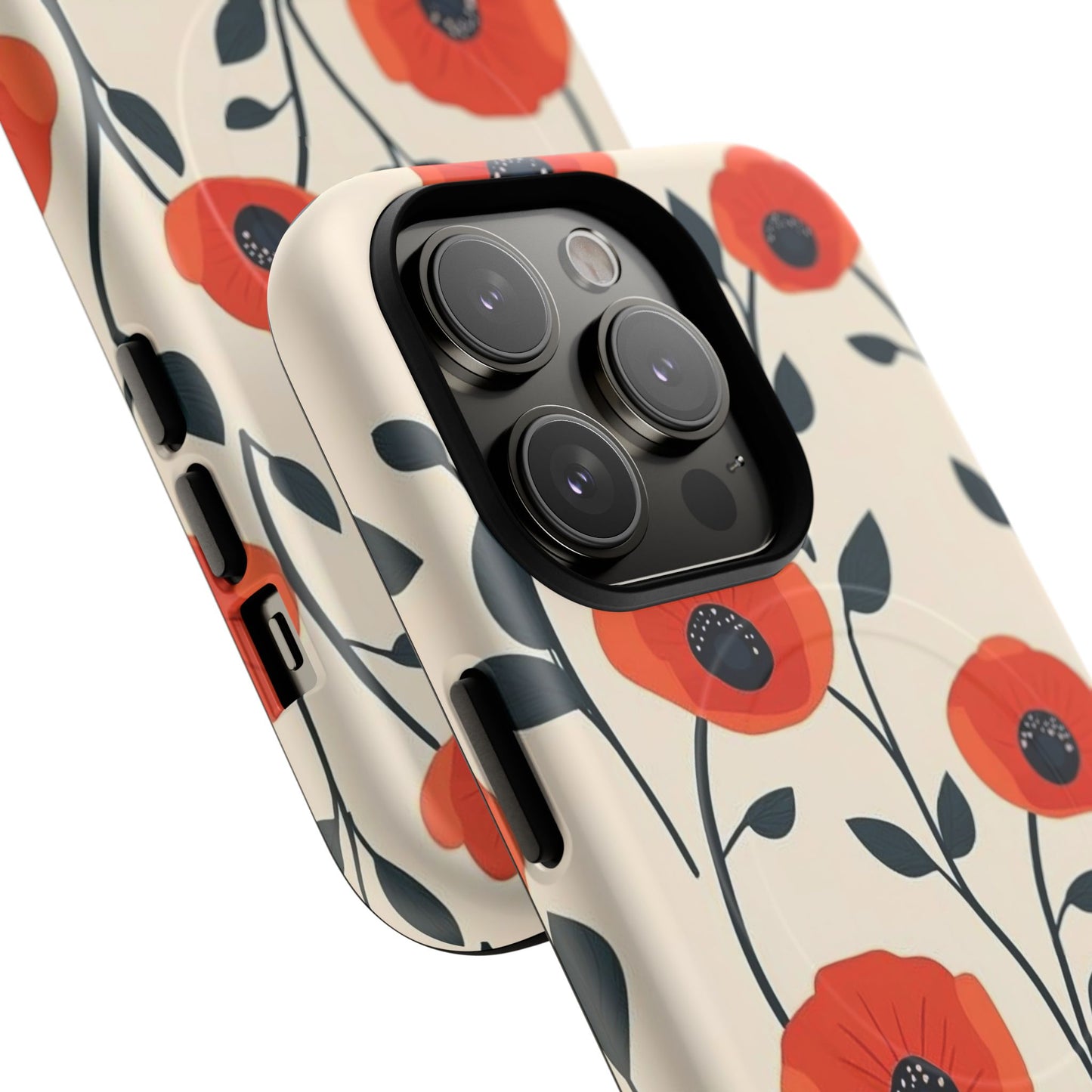 Poppy Fields Tough Magnetic Phone Case